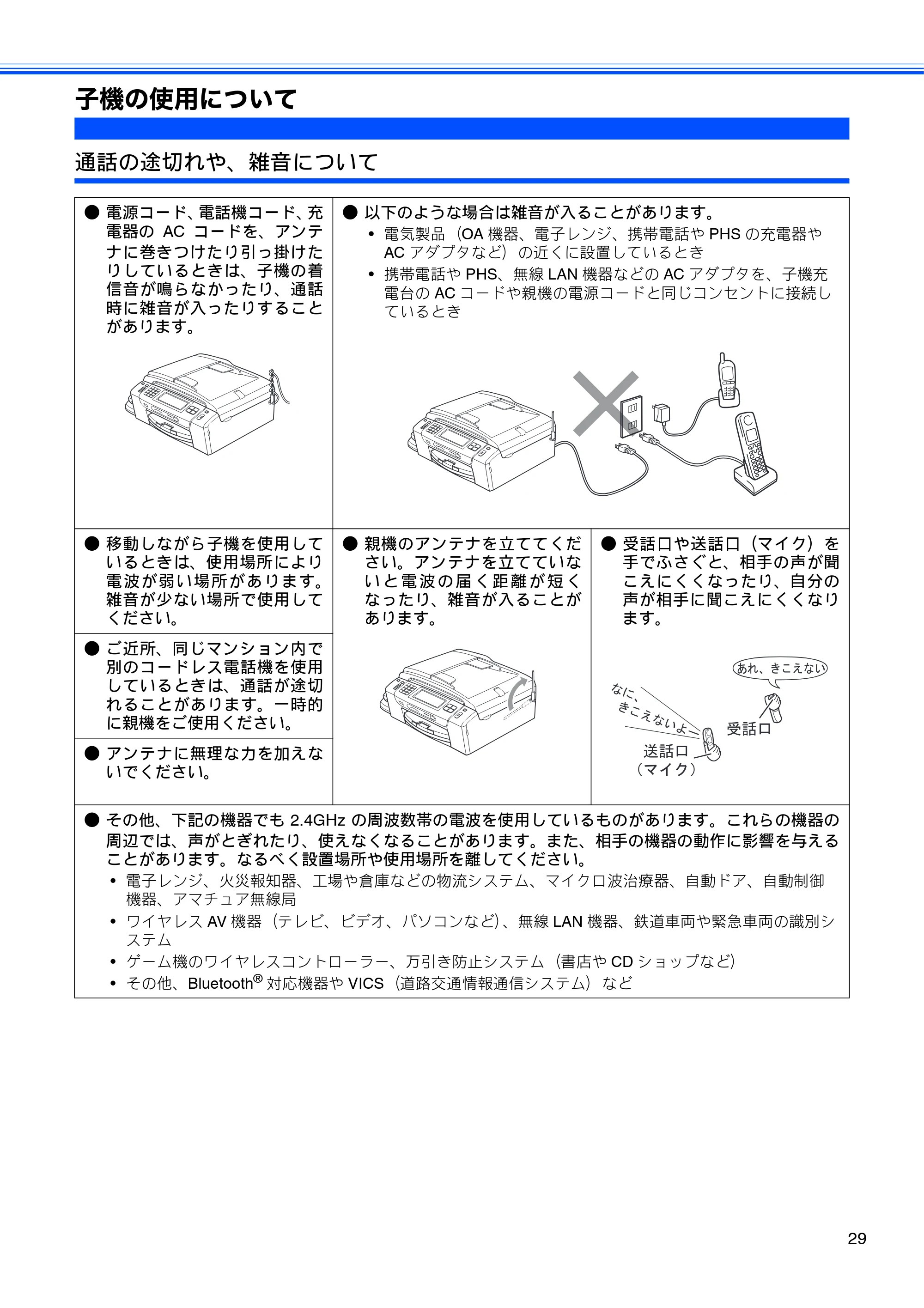 ブラザー MFC-735CD / MFC-735CDW / MFC-935CDN / MFC-935CDWN ユーザーズガイド ~基本編~ — 子機の使用について — 原本ページ — 31ページ