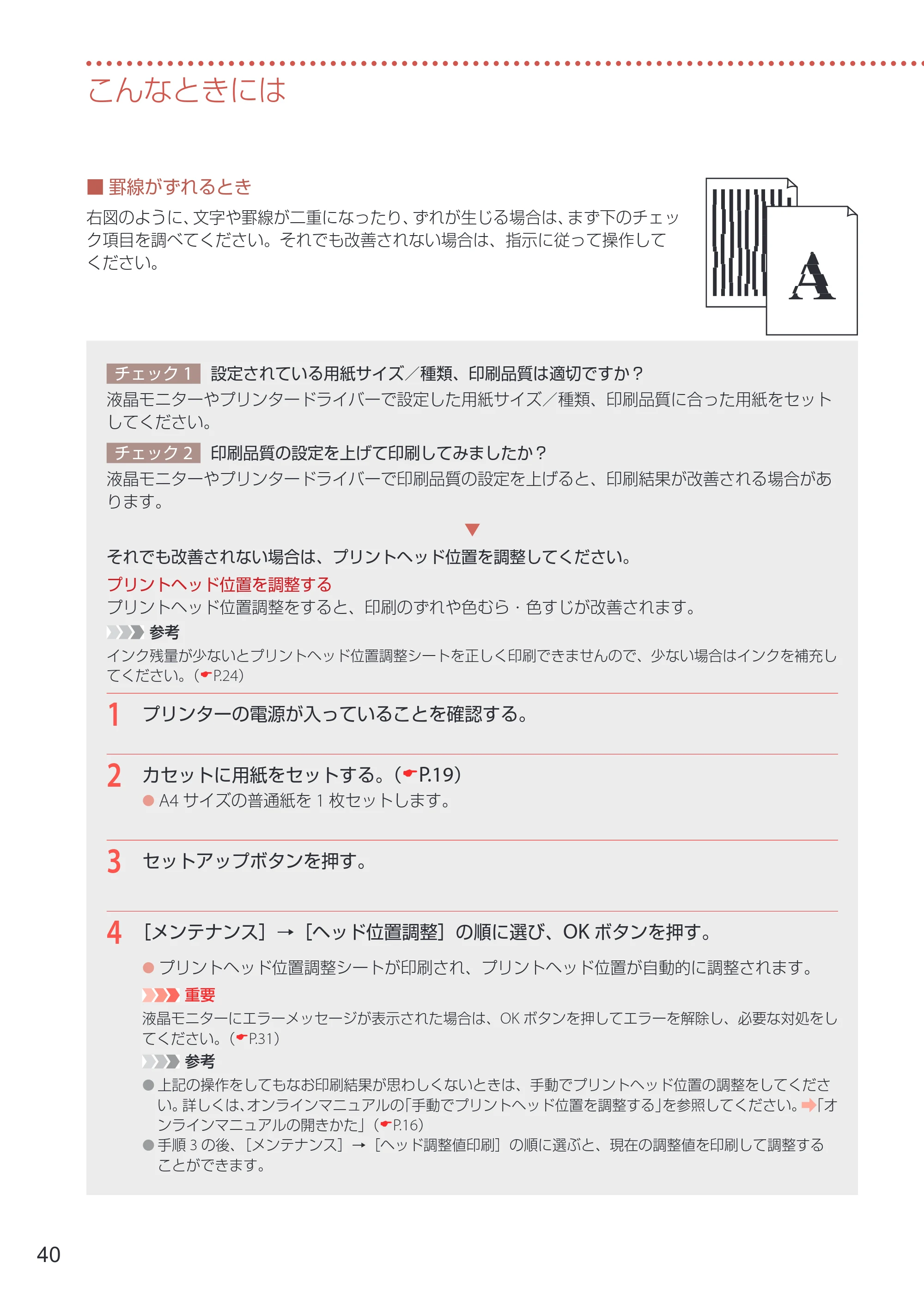 キヤノン GX5030 設置・基本操作マニュアル 2022年3月3日掲載（PDF：6.00MB） — 原本ページ — 42ページ