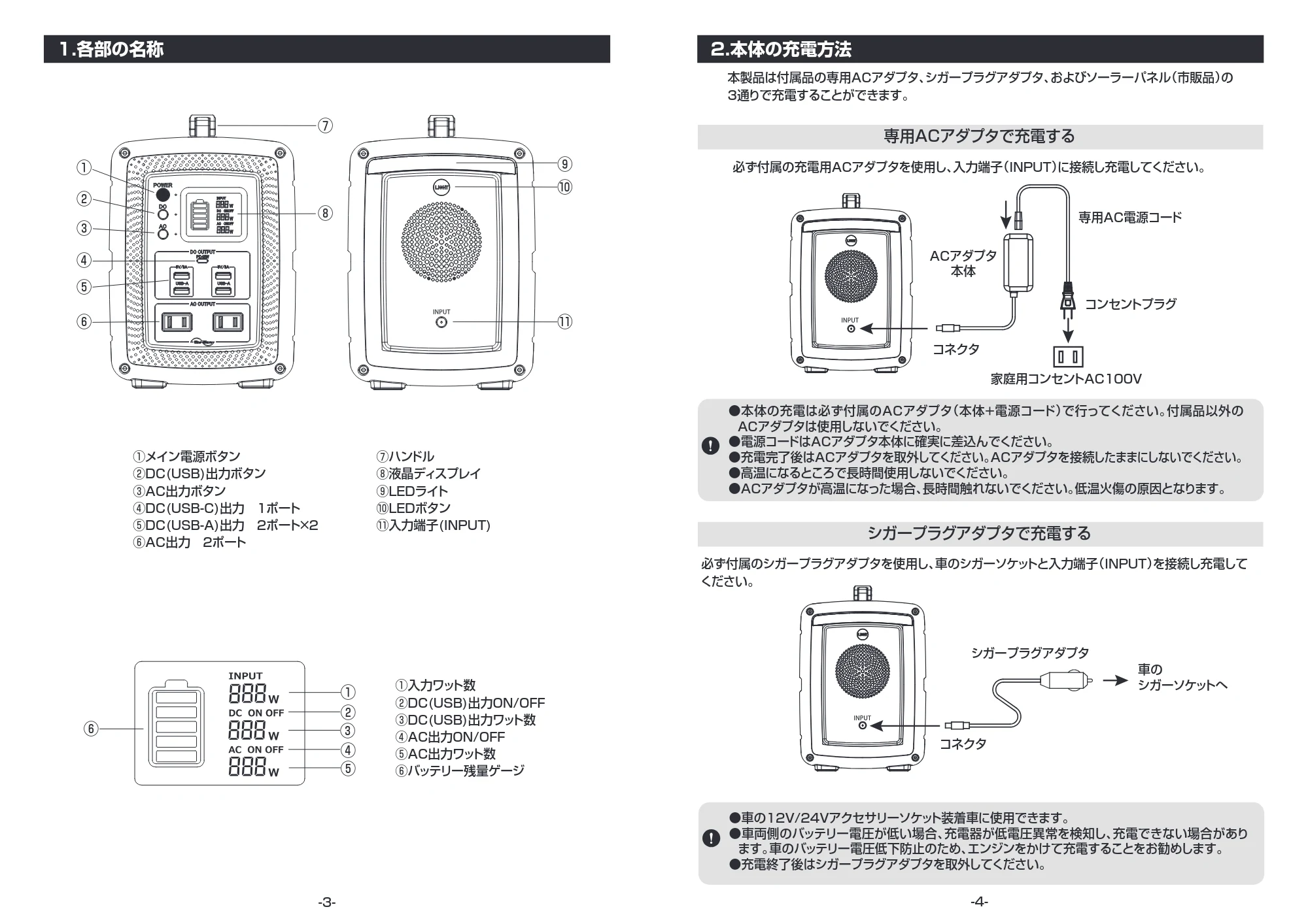 サンワサプライ BTL-RDC23 取扱説明書 — 原本ページ — 3ページ