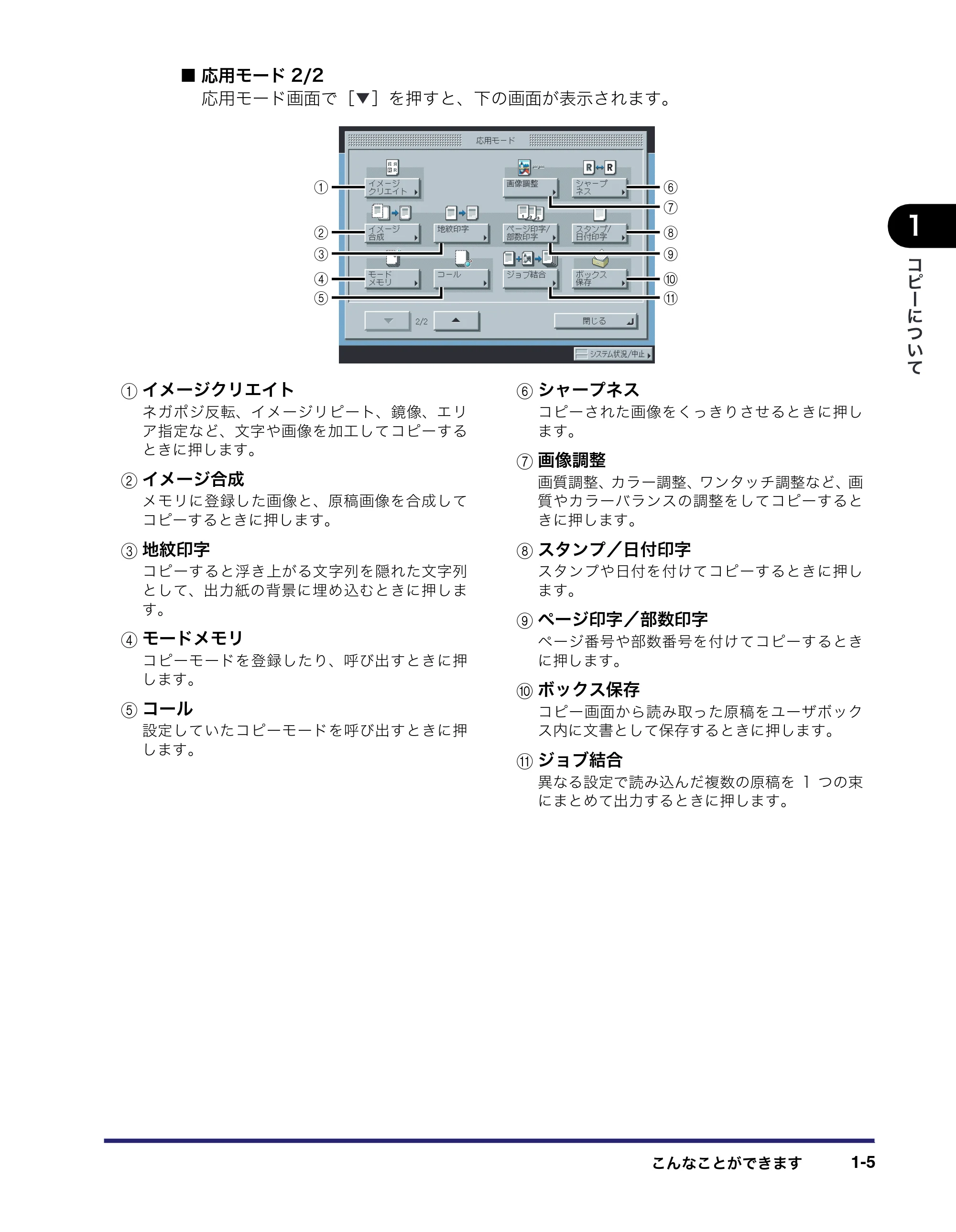 キヤノン iR C3380/C3380F/C2880/C2880F コピー/ボックスガイド (PDF形式/16.29Mバイト) — 原本ページ — 23ページ