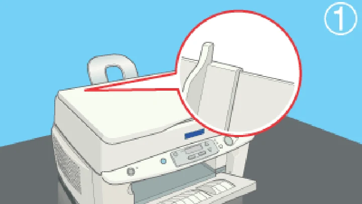 エプソン CC-550L ユーザーズガイド(Windows版) — ハガキのセット方法 — 図版 22-1 — 22ページ