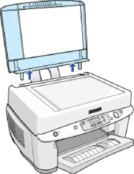 エプソン CC-550L ユーザーズガイド(Windows版) — 原稿カバーの取り外しと取り付け — 図版 53-1 — 53ページ