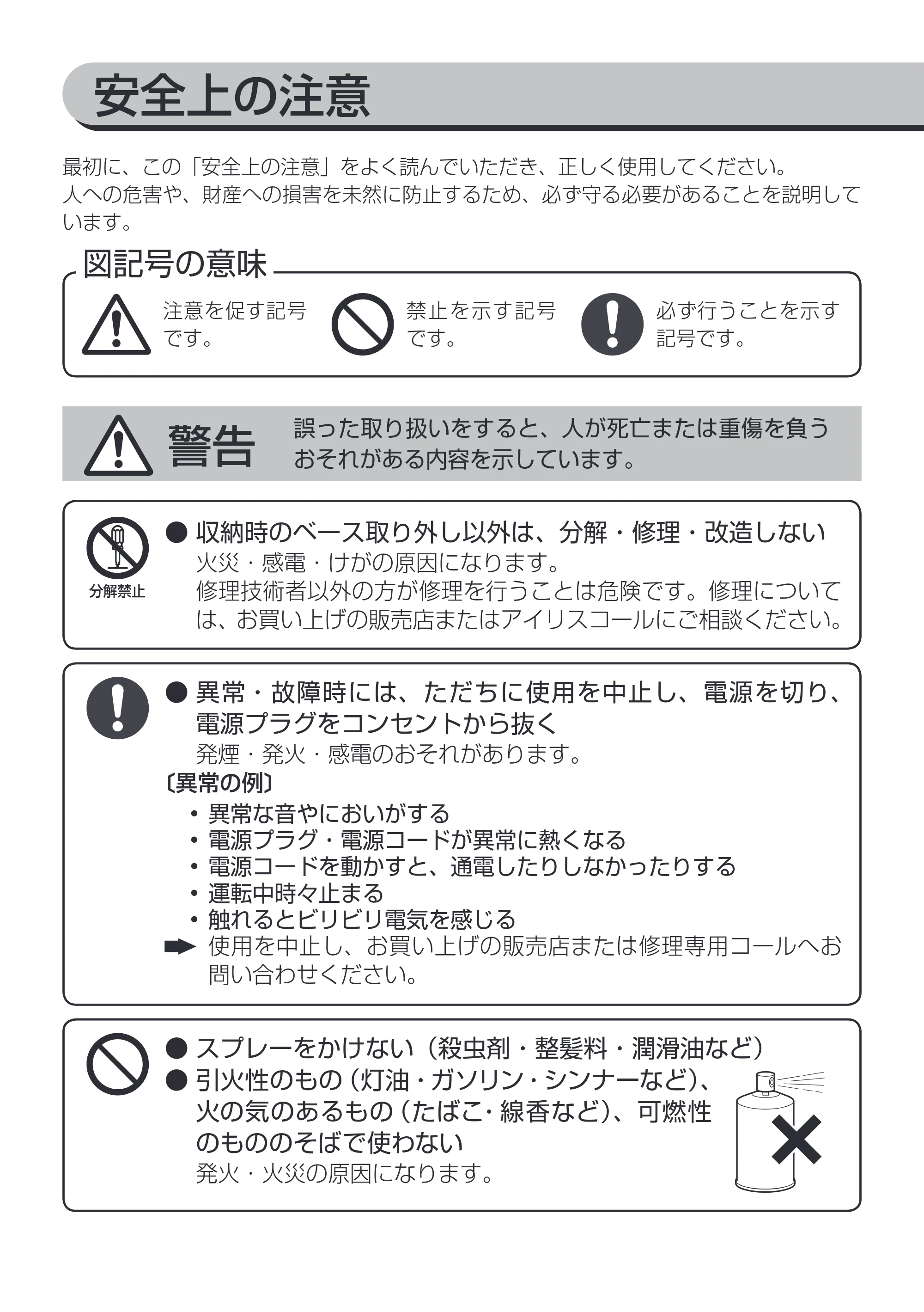 アイリスオーヤマ TWF-M6T 取扱説明書 — 原本ページ — 2ページ