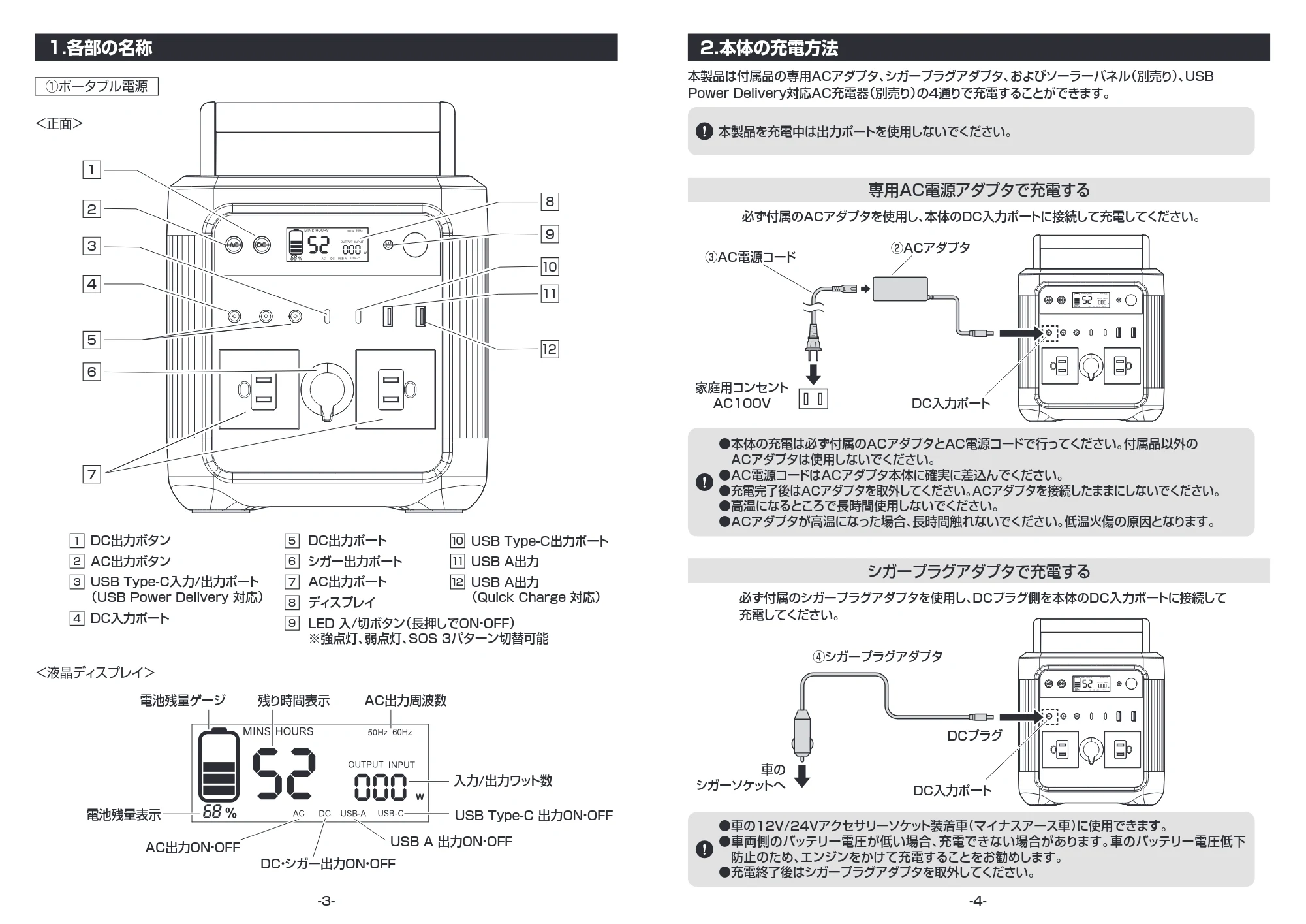 サンワサプライ BTL-RDC34 取扱説明書 — 原本ページ — 3ページ