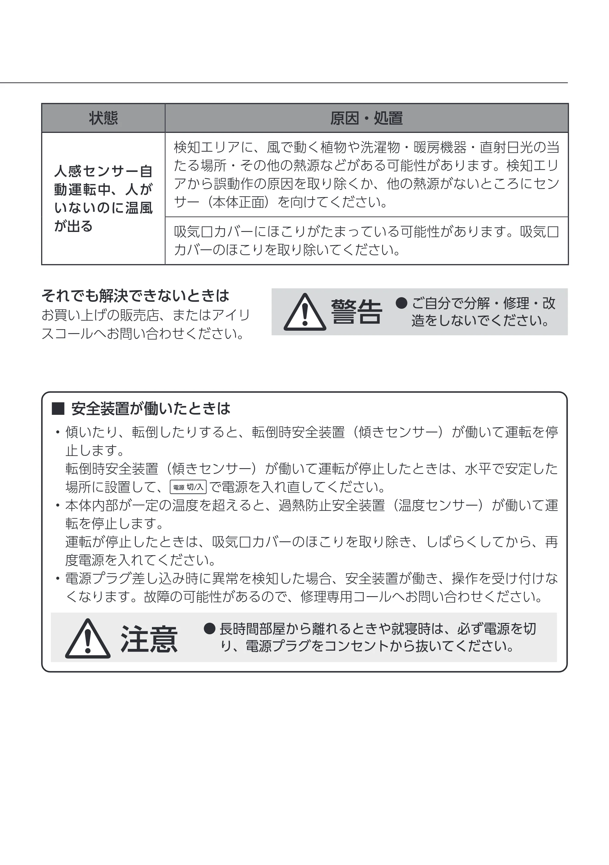 アイリスオーヤマ KCH-SM121 取扱説明書 — 原本ページ — 14ページ