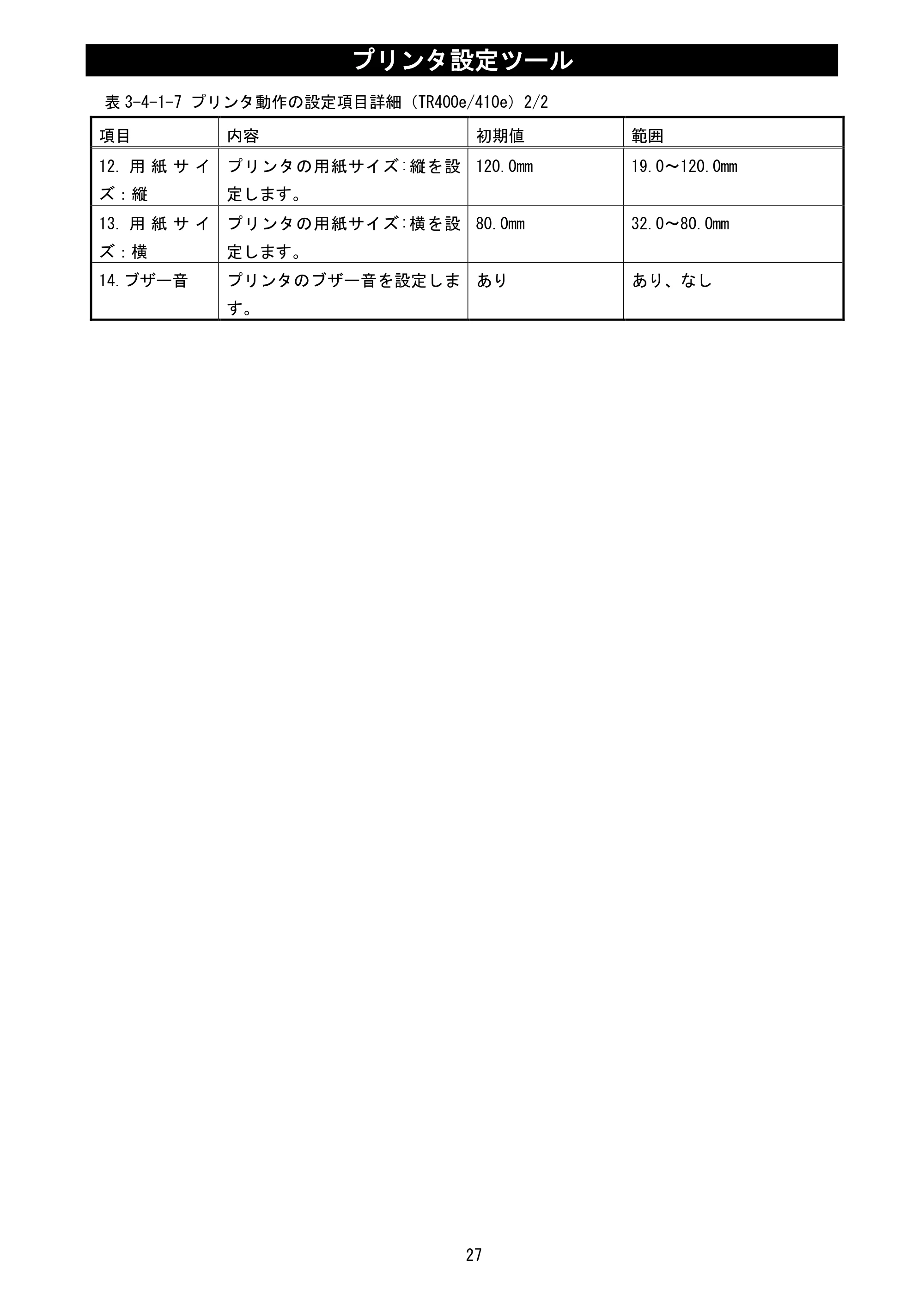 サトー MT400e / 410e プリンタ設定ツール説明書（第6版） — 原本ページ — 29ページ