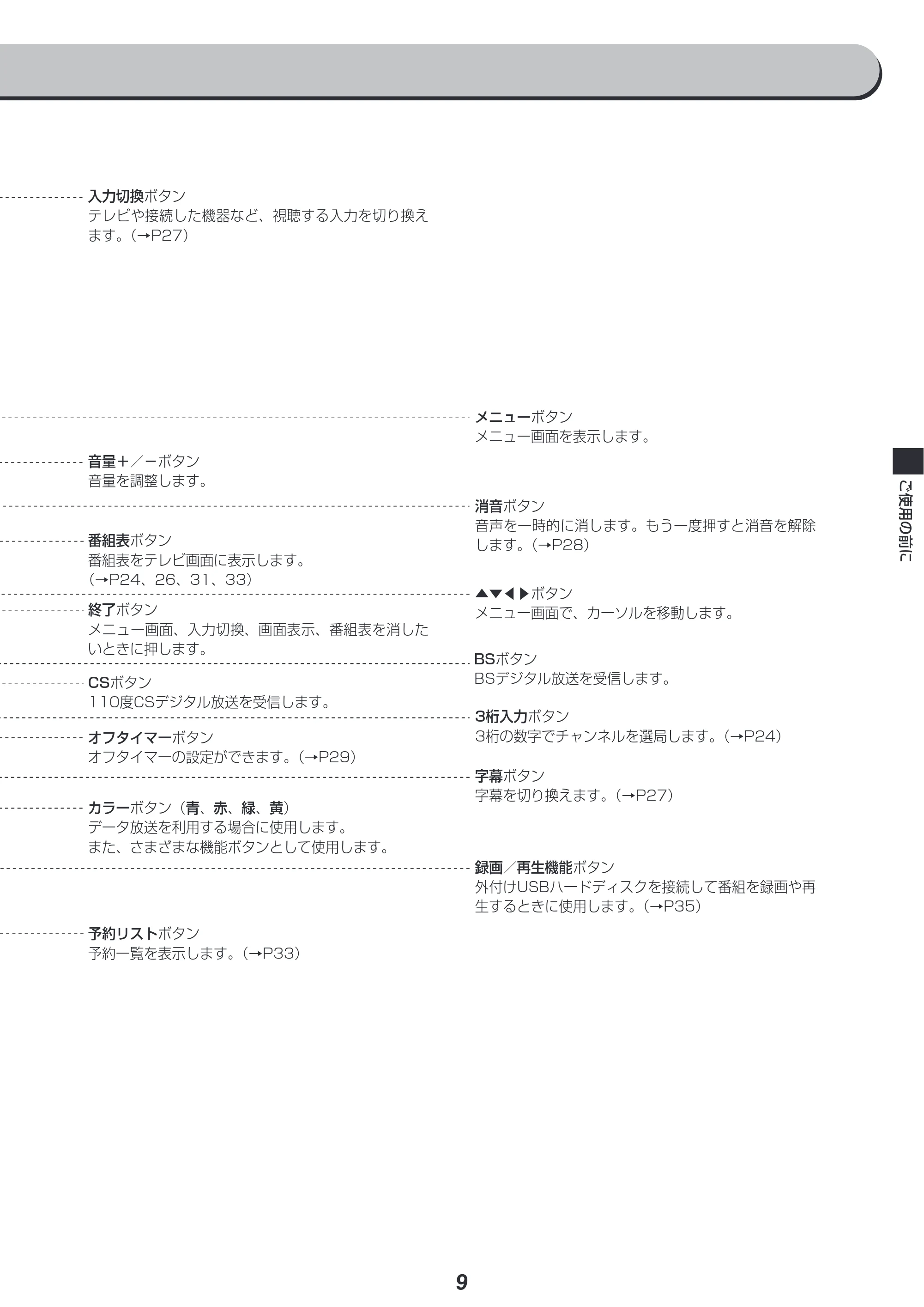 アイリスオーヤマ LT-24B320 取扱説明書 — 原本ページ — 9ページ