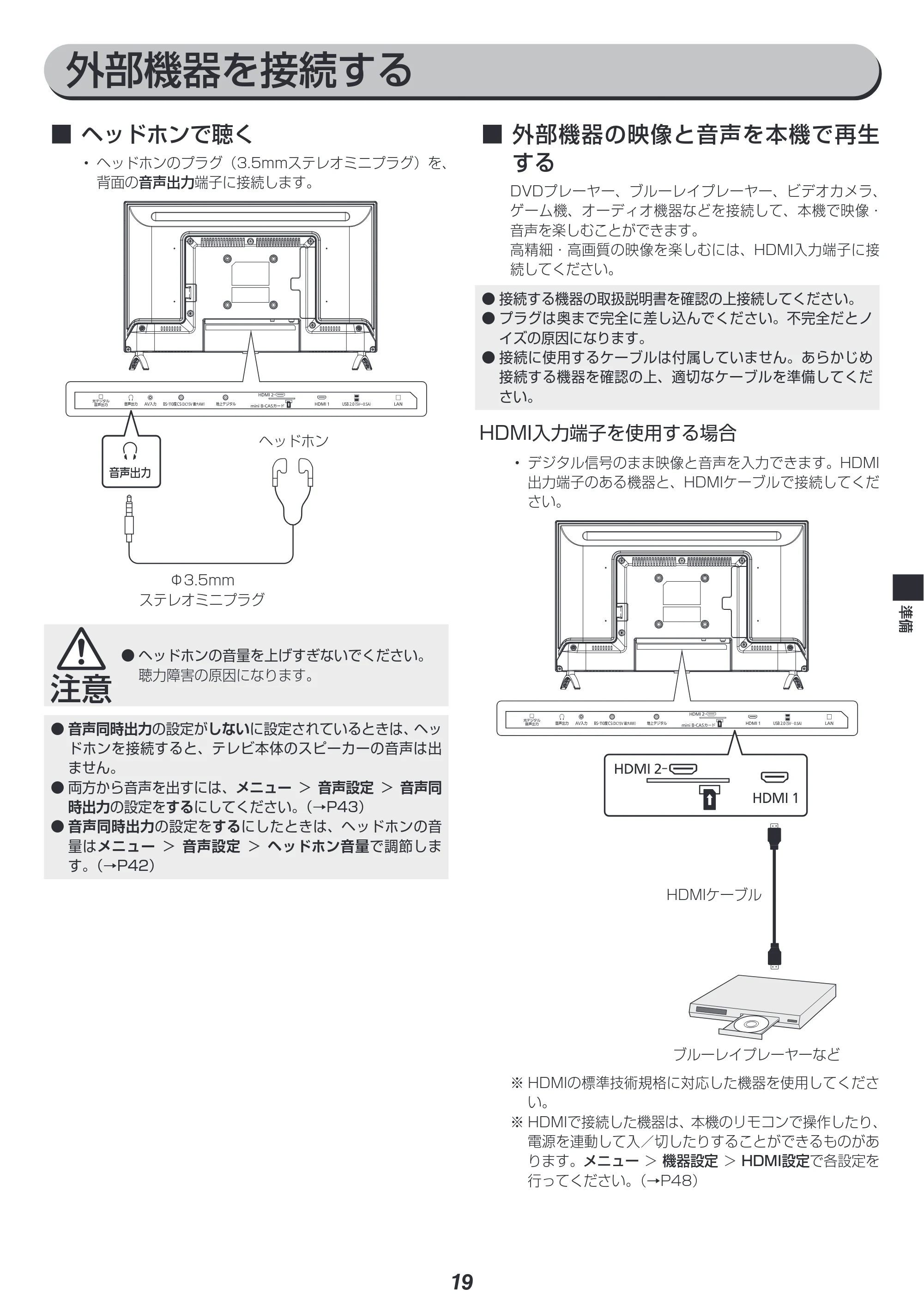 アイリスオーヤマ LT-24B320 取扱説明書 — 原本ページ — 19ページ