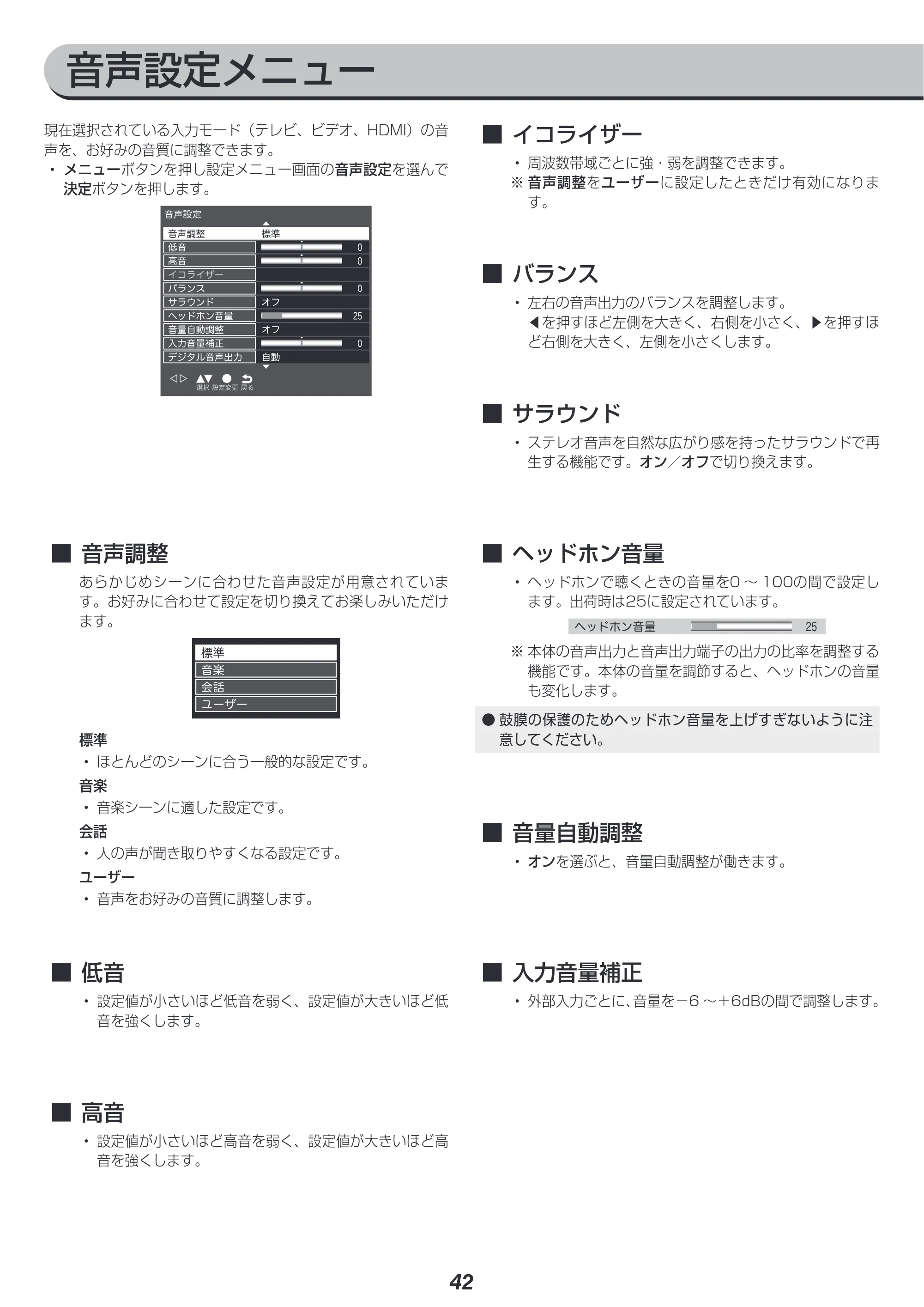 アイリスオーヤマ LT-24B320 取扱説明書 — 原本ページ — 42ページ