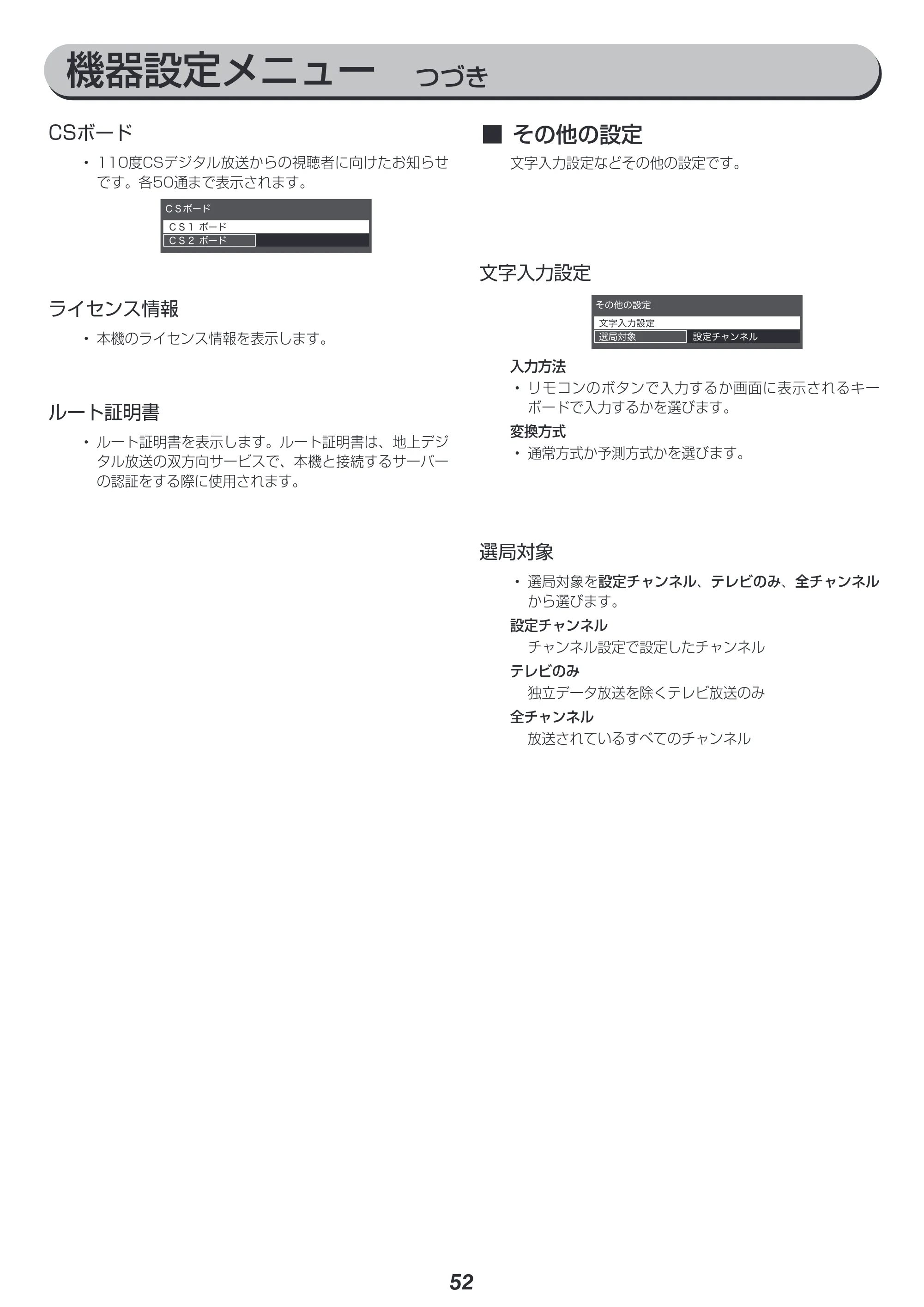 アイリスオーヤマ LT-24B320 取扱説明書 — 原本ページ — 52ページ