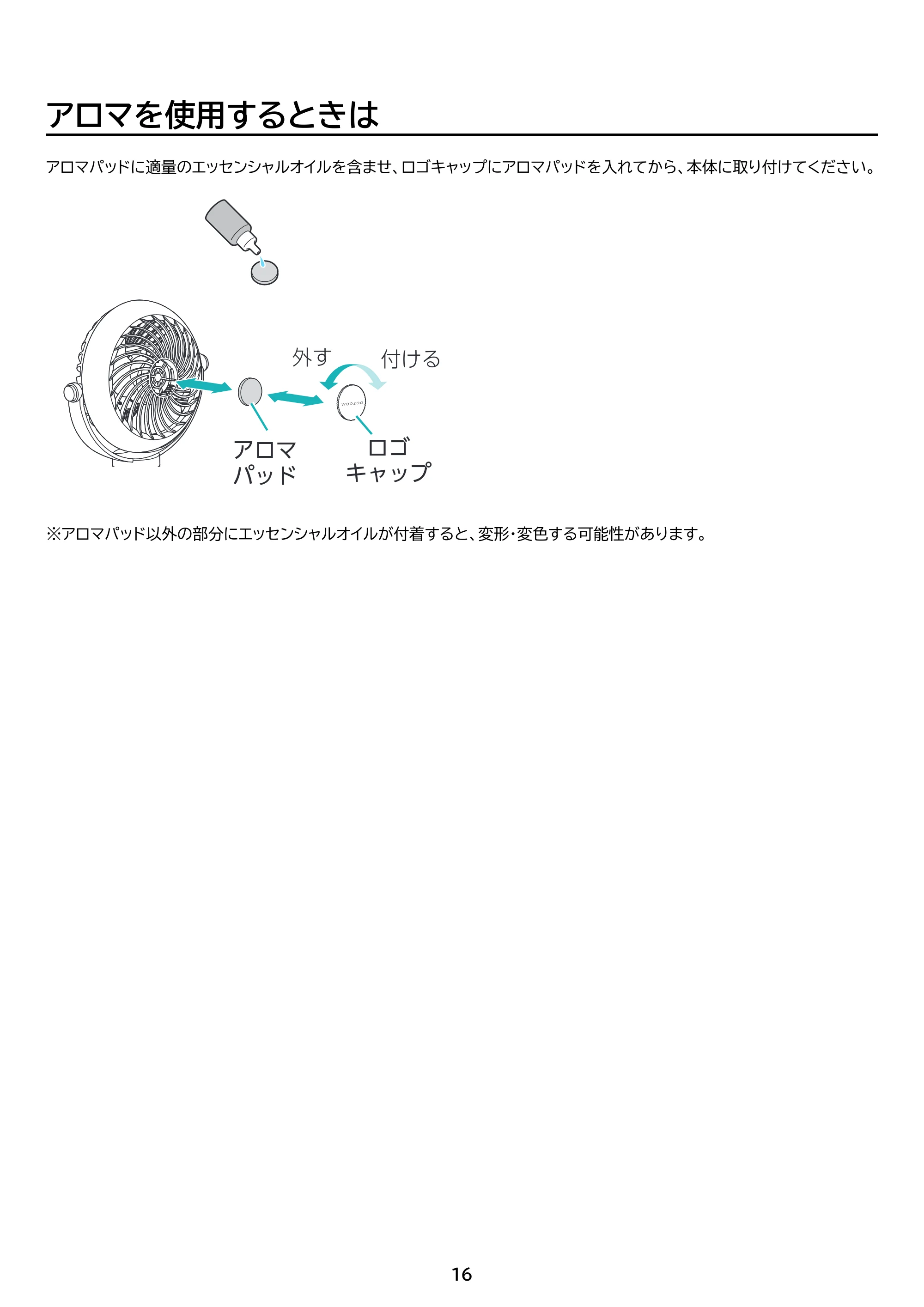 アイリスオーヤマ PF-C2501 取扱説明書 — 原本ページ — 16ページ