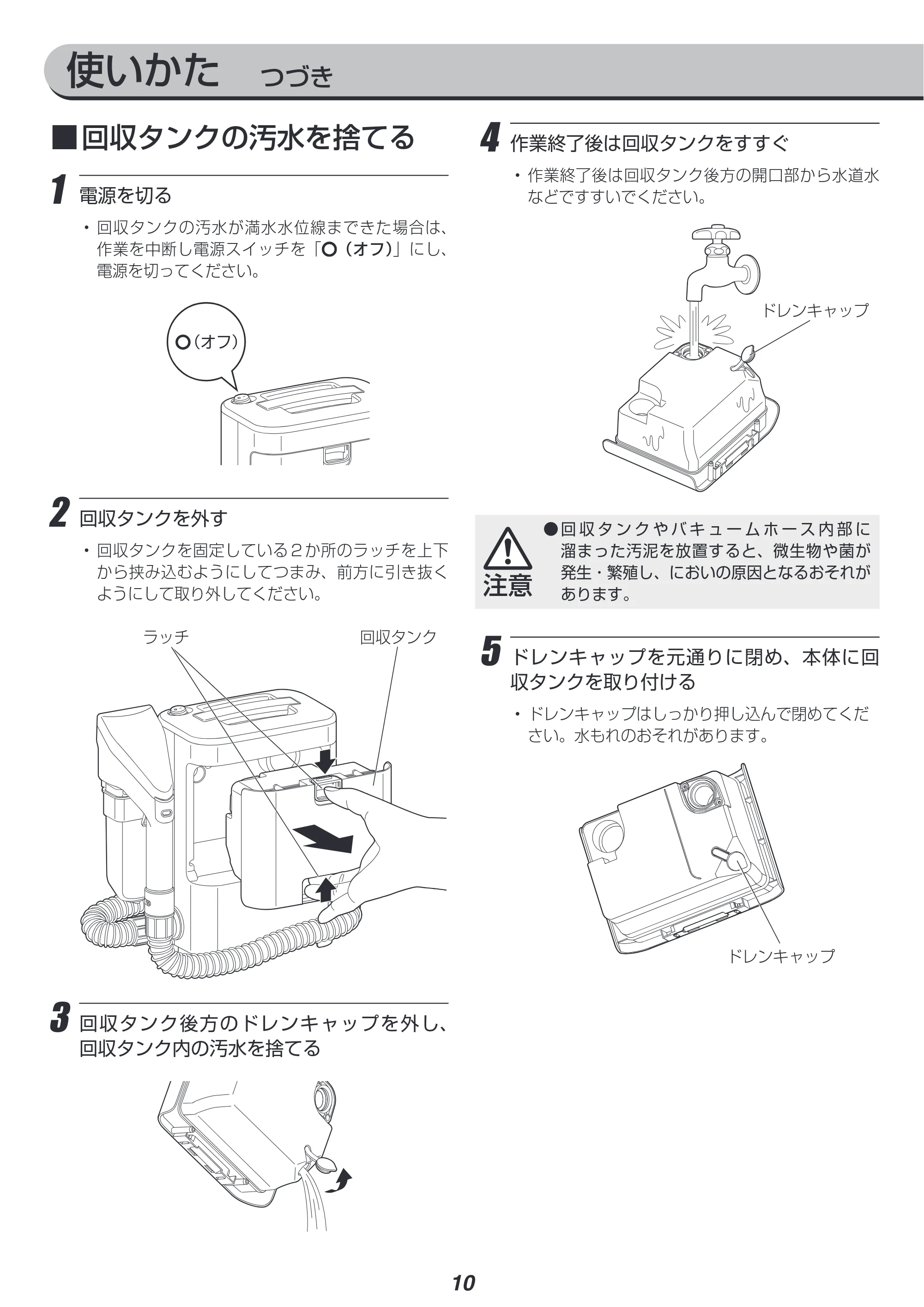 アイリスオーヤマ RNS-300 取扱説明書 — 原本ページ — 10ページ