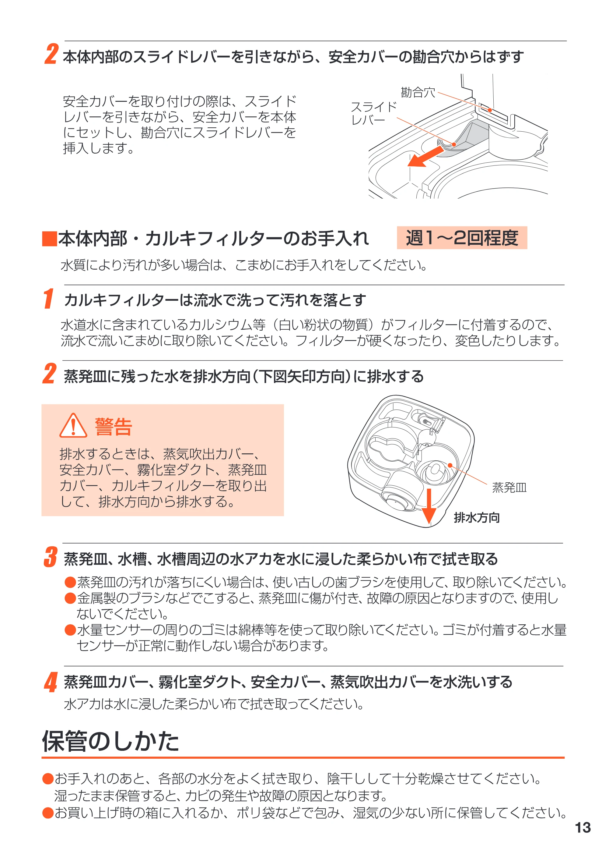 アイリスオーヤマ SHM-4L 取扱説明書 — 原本ページ — 13ページ