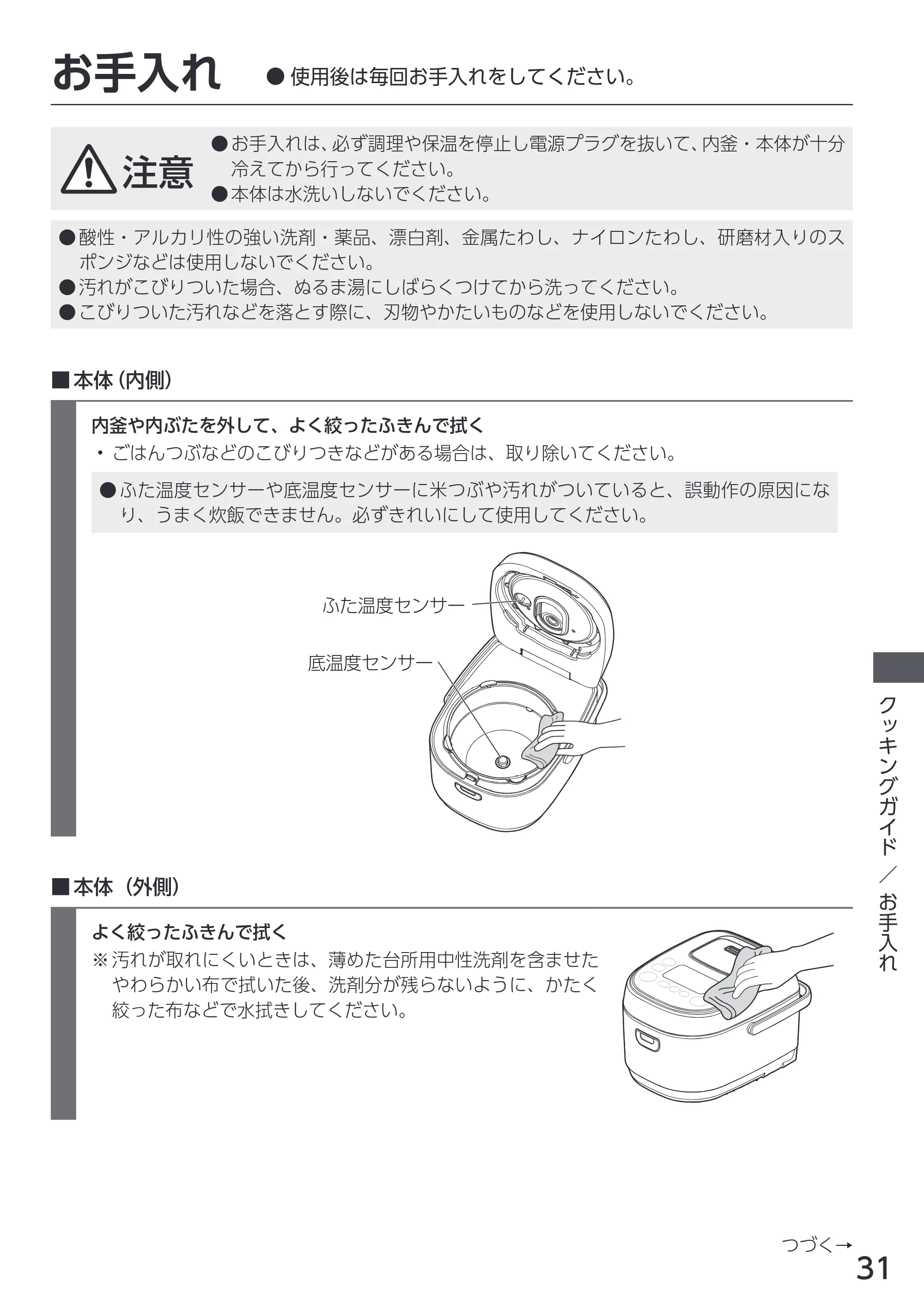アイリスオーヤマ RC-IKA50 取扱説明書 — 原本ページ — 31ページ