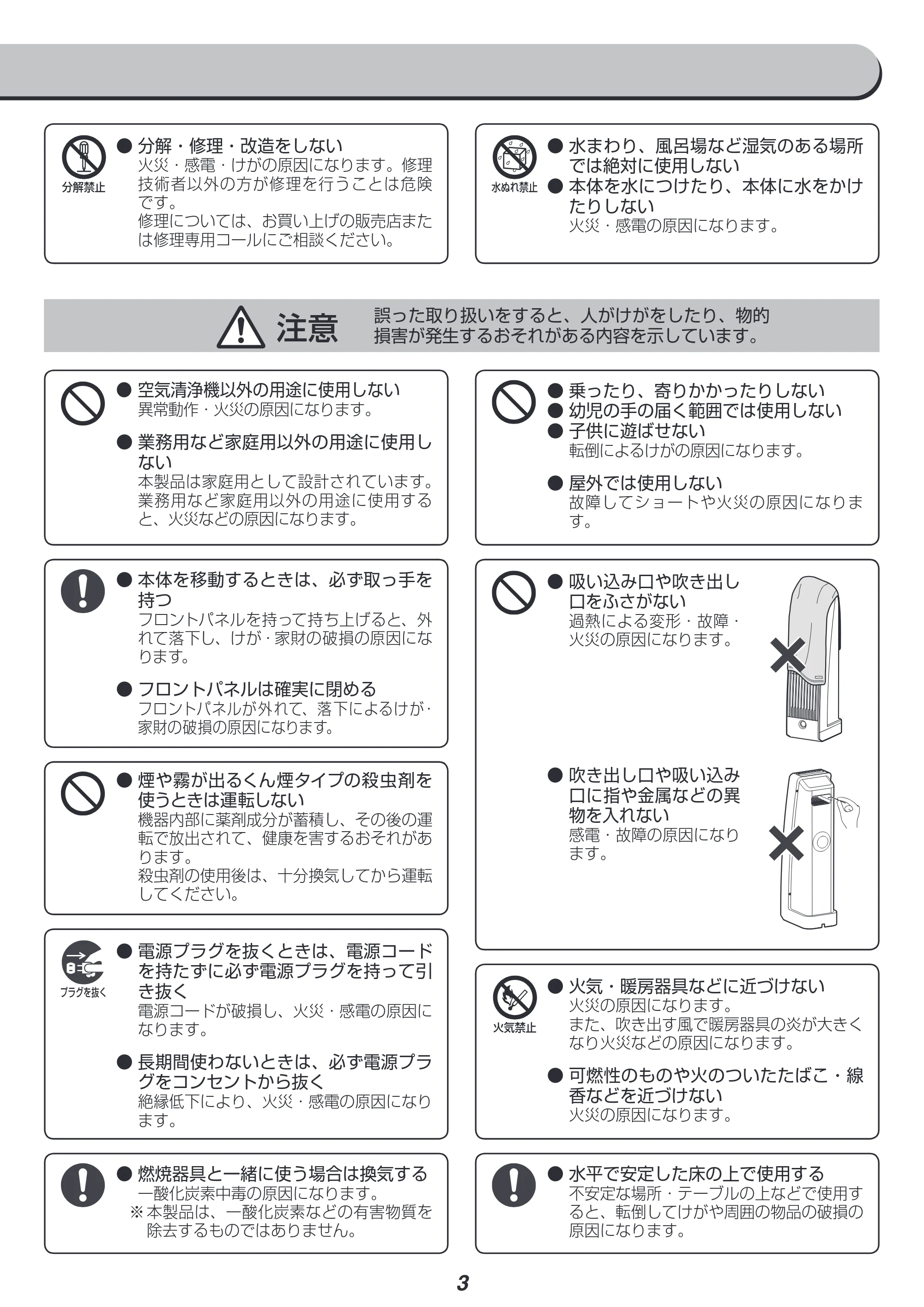 アイリスオーヤマ KFN-700 取扱説明書 — 原本ページ — 4ページ