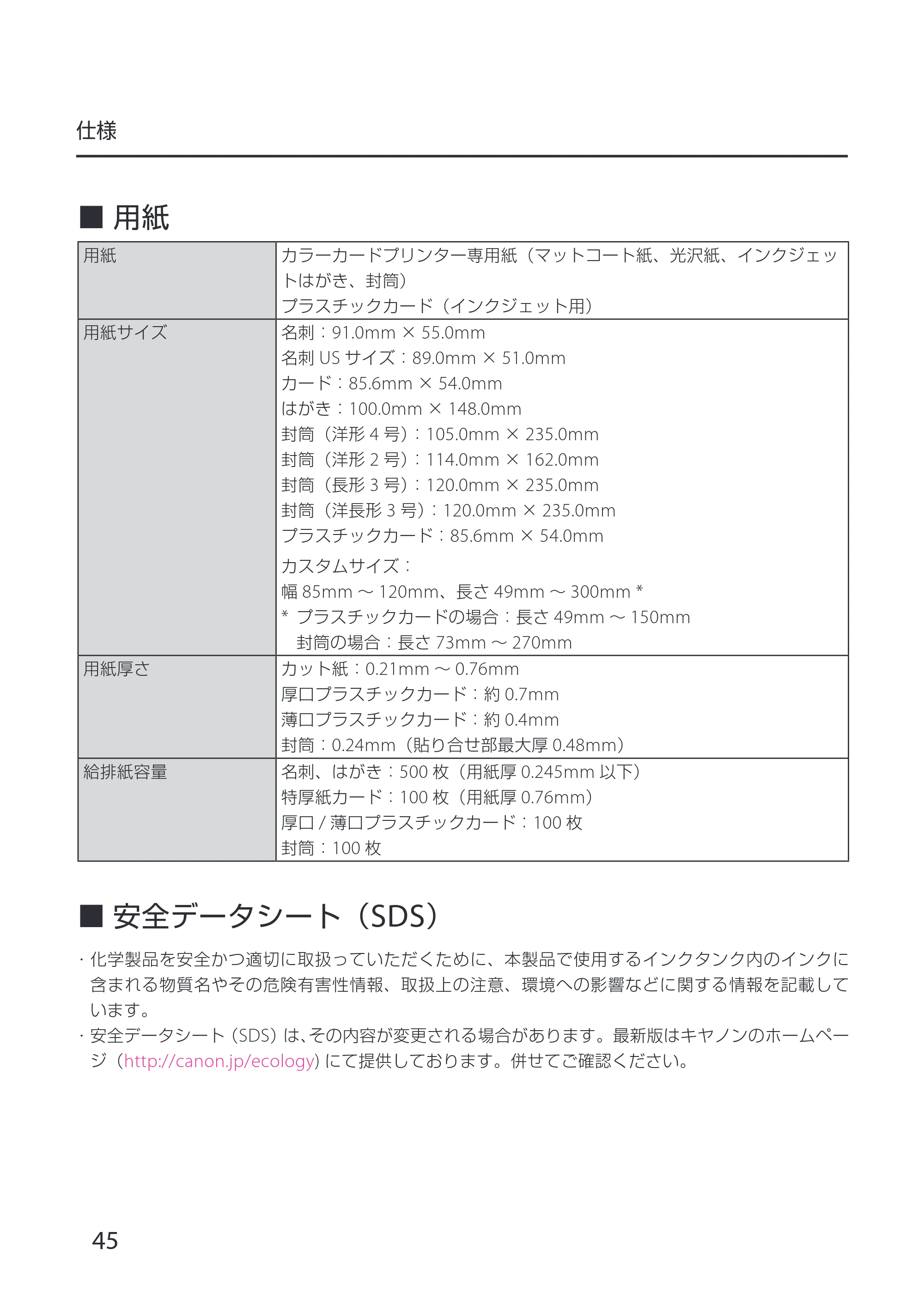 キヤノン CX-G6400 CX-G6400 スタートガイド 2024年8月1日更新（PDF：6.12MB） — 原本ページ — 48ページ