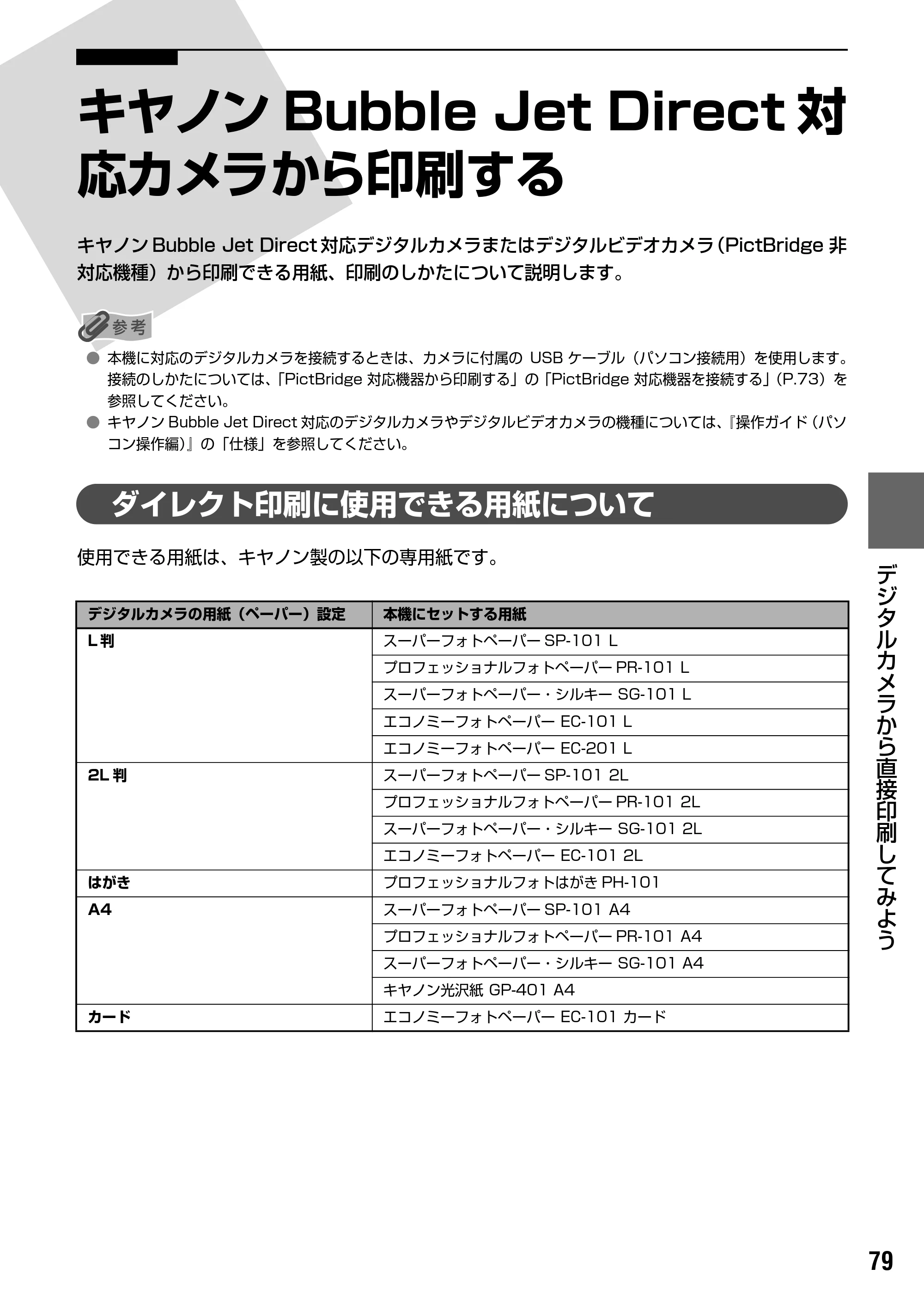 キヤノン PIXUS MP950 操作ガイド（本体操作編） （PDF形式／10.74Mバイト） — ワイヤレス通信対応機器から印刷する — 原本ページ — 81ページ