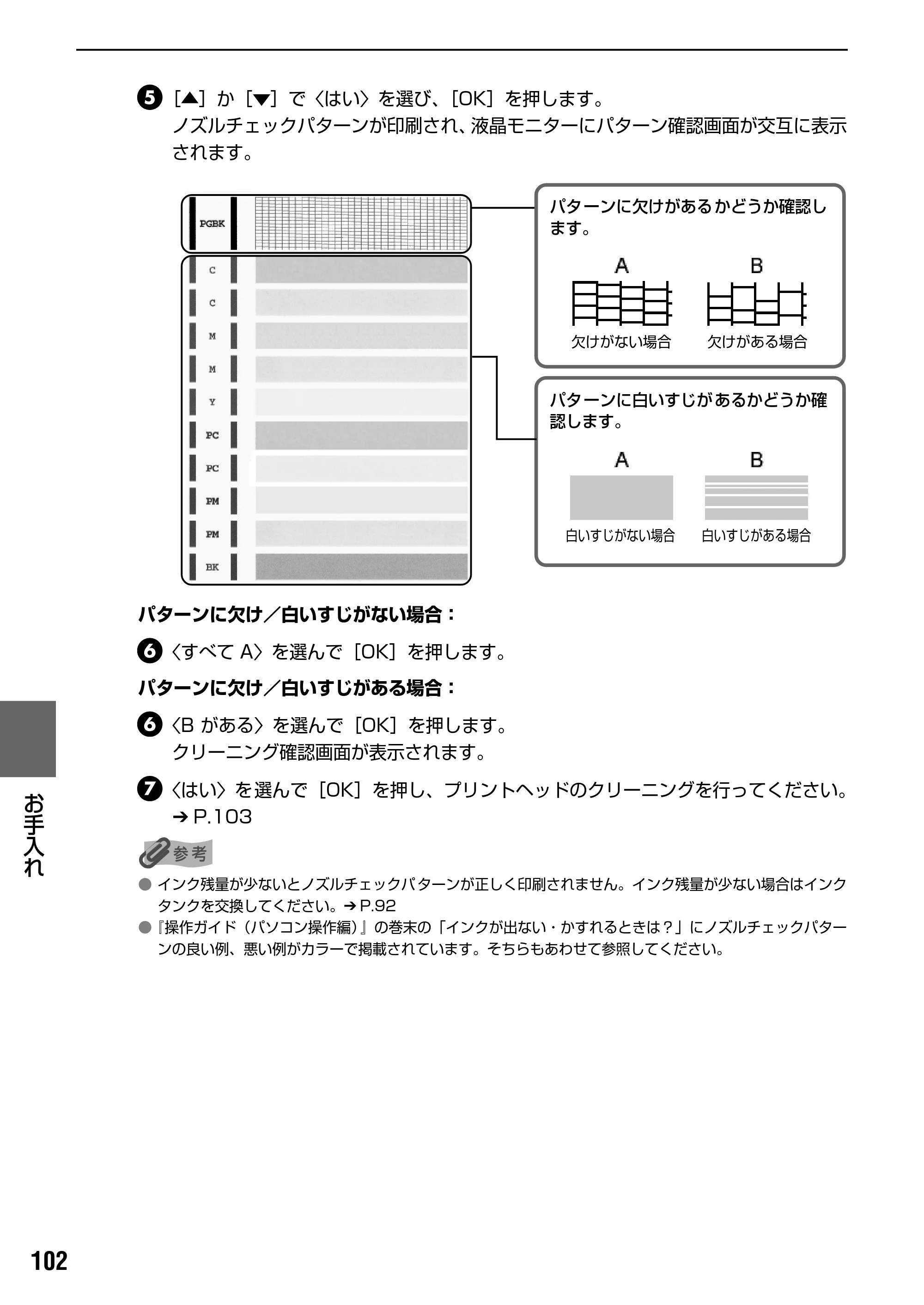 キヤノン PIXUS MP950 操作ガイド（本体操作編） （PDF形式／10.74Mバイト） — 原本ページ — 104ページ
