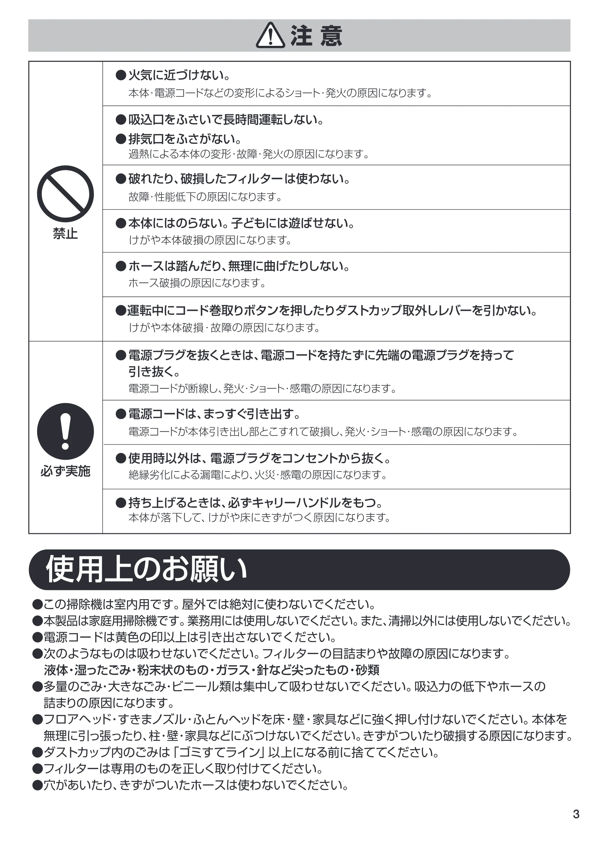 アイリスオーヤマ IC-C100TF 取扱説明書 — 原本ページ — 3ページ