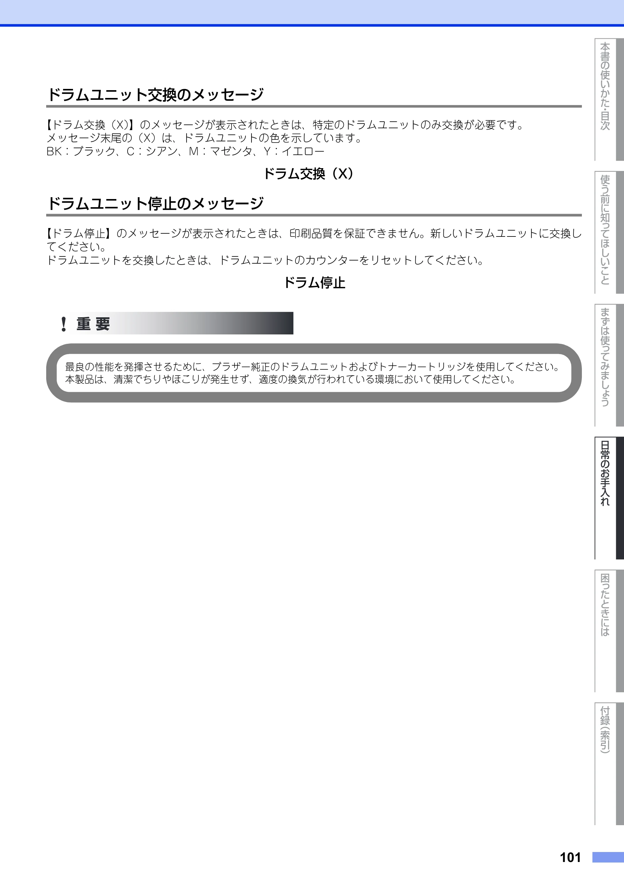 ブラザー MFC-9340CDW ユーザーズガイド ～基本編～ — 原本ページ — 101ページ