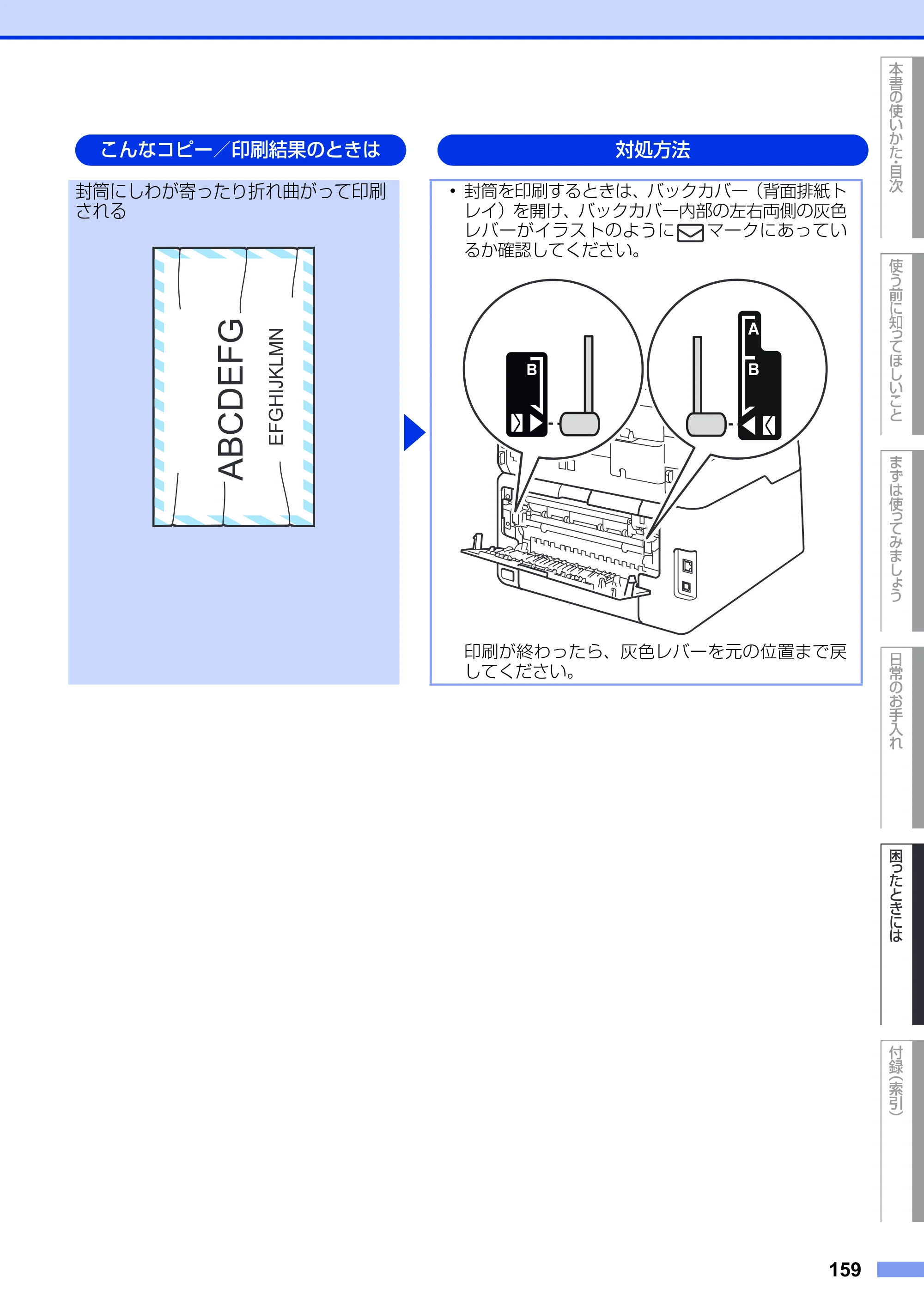 ブラザー MFC-9340CDW ユーザーズガイド ～基本編～ — 原本ページ — 159ページ
