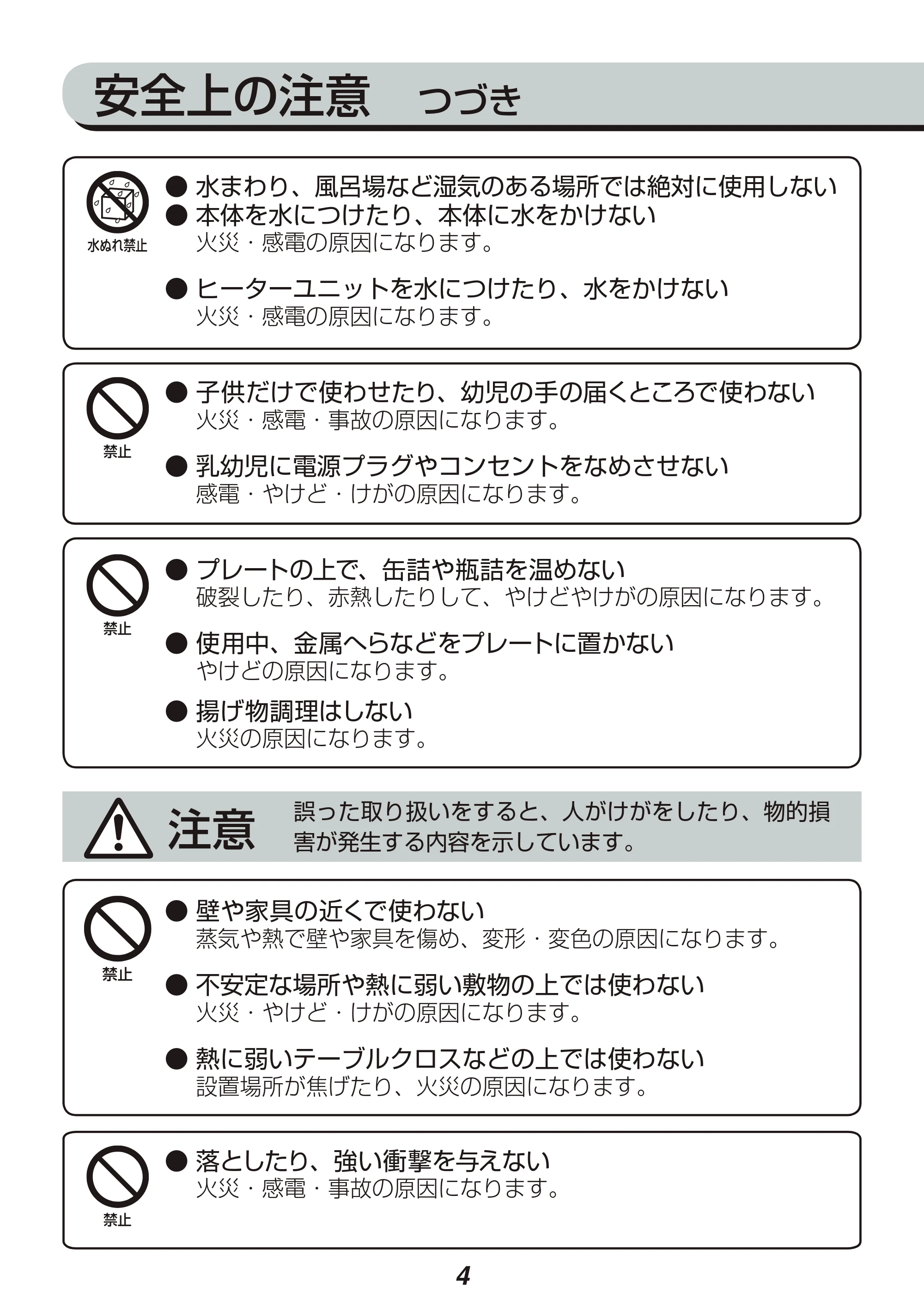 アイリスオーヤマ APA-134 取扱説明書 — 原本ページ — 4ページ
