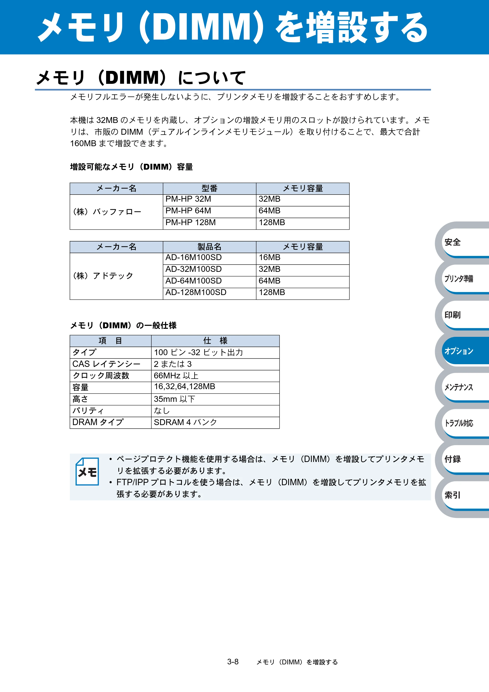 ブラザー HL-6050DN 取扱説明書（本体） — メモリ（DIMM）を増設する — 原本ページ — 149ページ