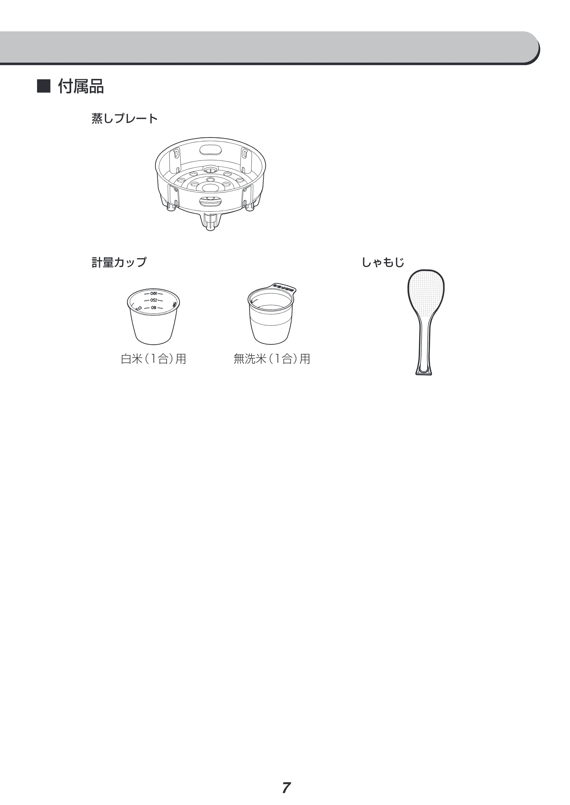 アイリスオーヤマ BLRC-IE30 取扱説明書 — 原本ページ — 7ページ