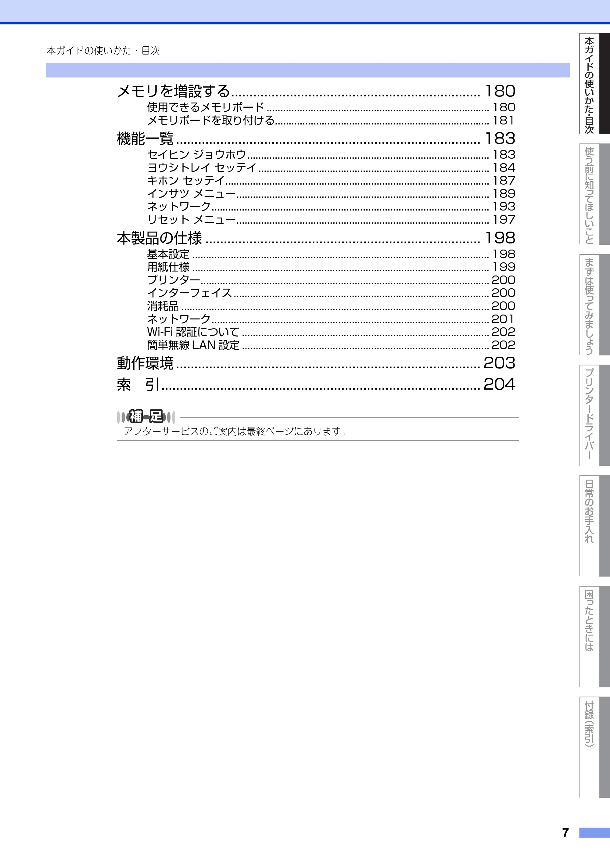 ブラザー HL-6180DW ユーザーズガイド — 原本ページ — 7ページ