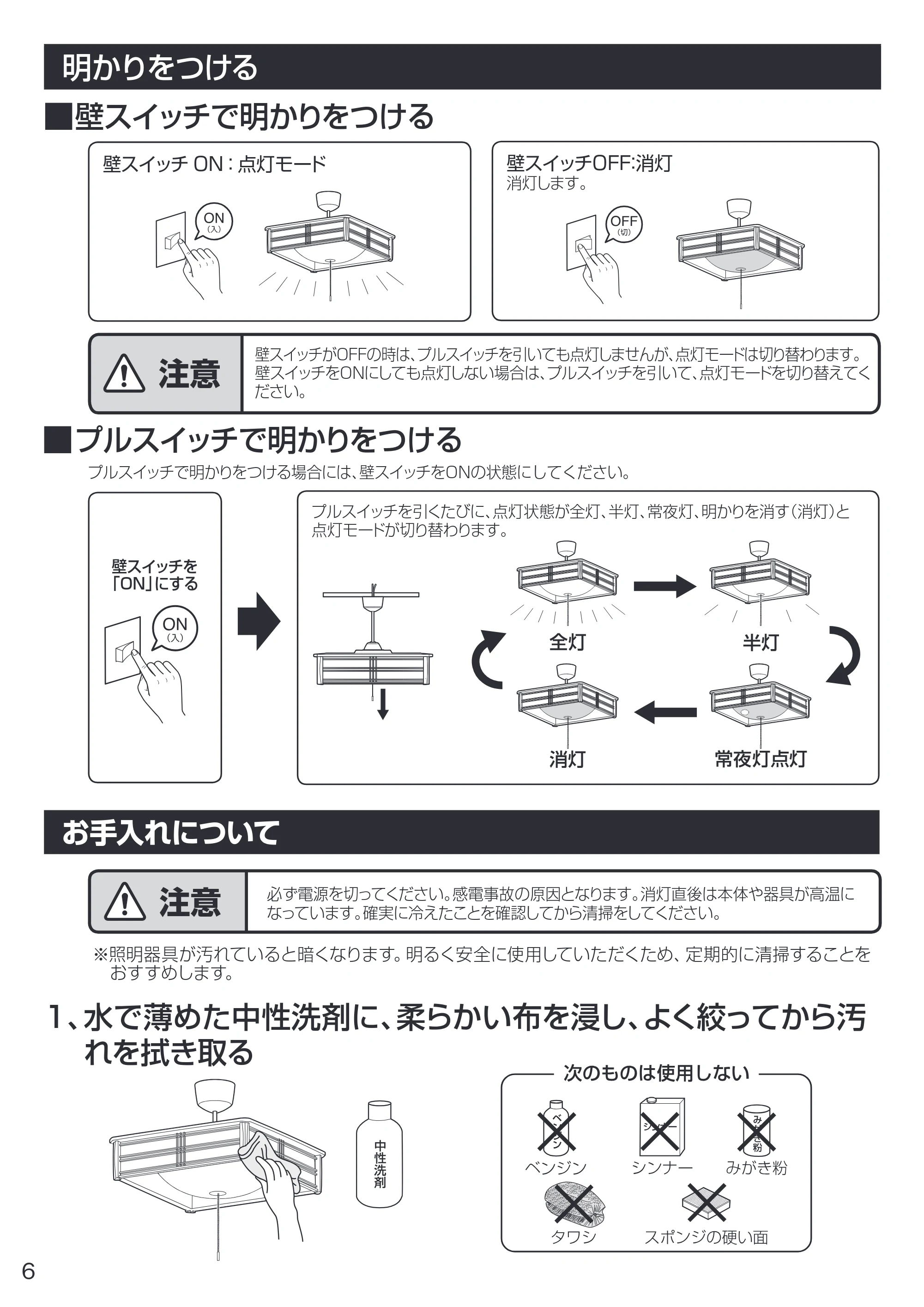 アイリスオーヤマ PLC6L-J 取扱説明書 — 原本ページ — 6ページ