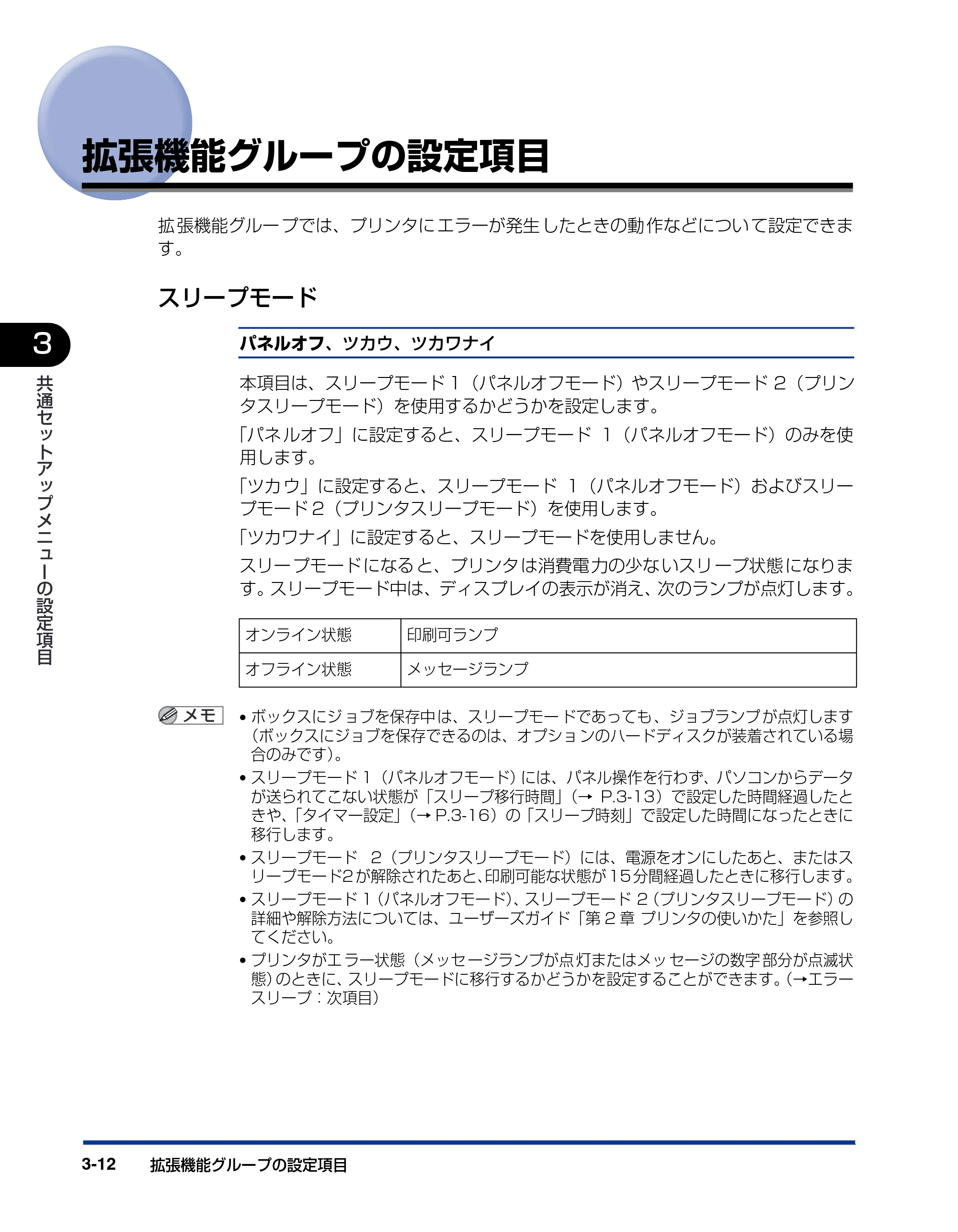 キヤノン LBP5900SE LIPS機能ガイド 2006年11月15日掲載 (PDF形式/4.82Mバイト) — 拡張機能グループの設定項目 — 原本ページ — 60ページ