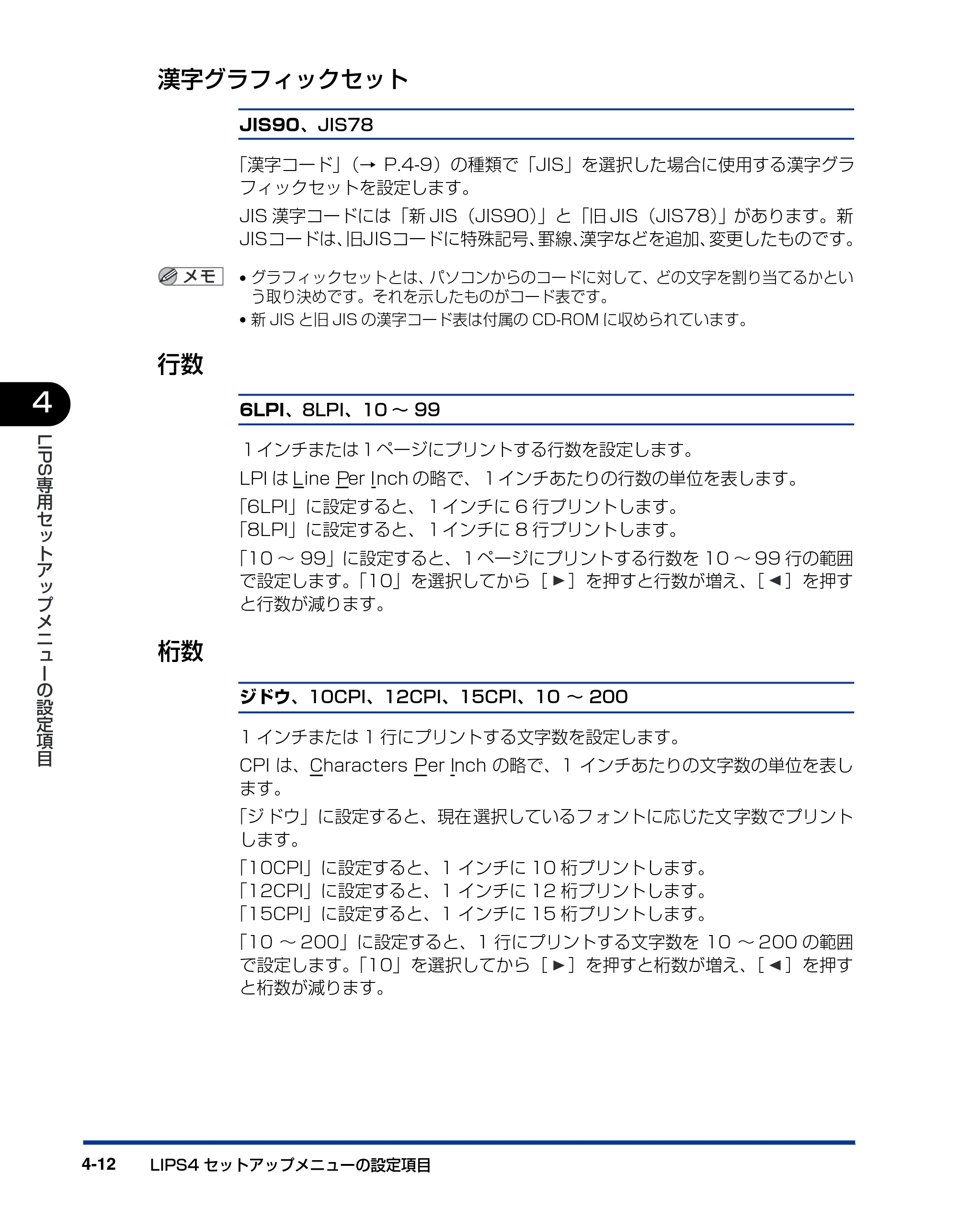 キヤノン LBP5900SE LIPS機能ガイド 2006年11月15日掲載 （PDF形式／4.82Mバイト） — 漢字グラフィックセット — 原本ページ — 118ページ