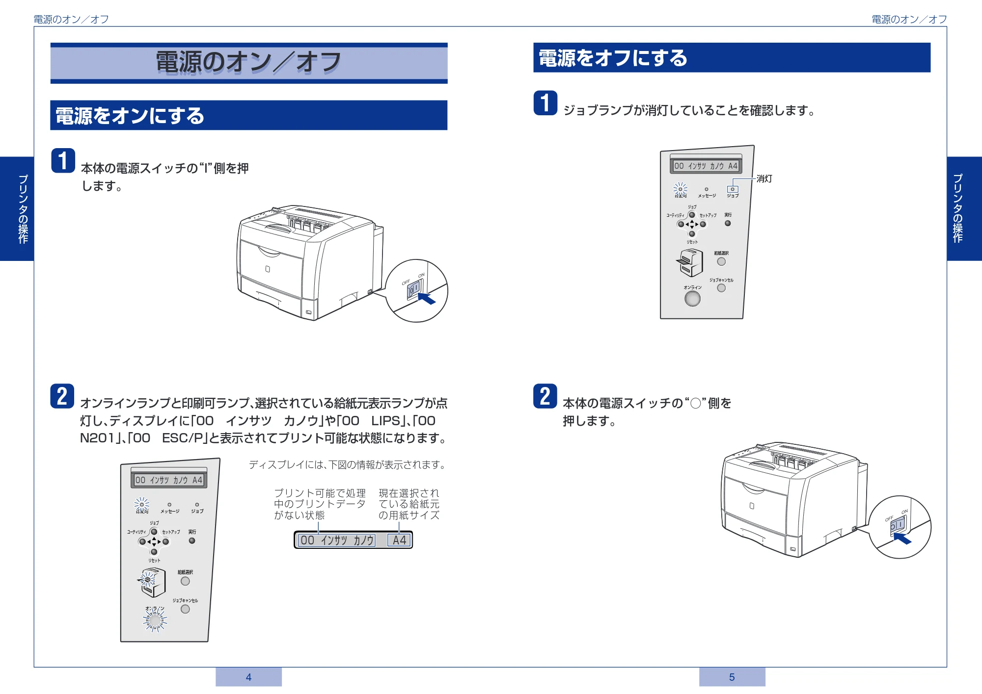 キヤノン LBP3800/3700 かんたん操作ガイド 2006年5月25日更新 (PDF形式/3.22Mバイト) — 原本ページ — 3ページ