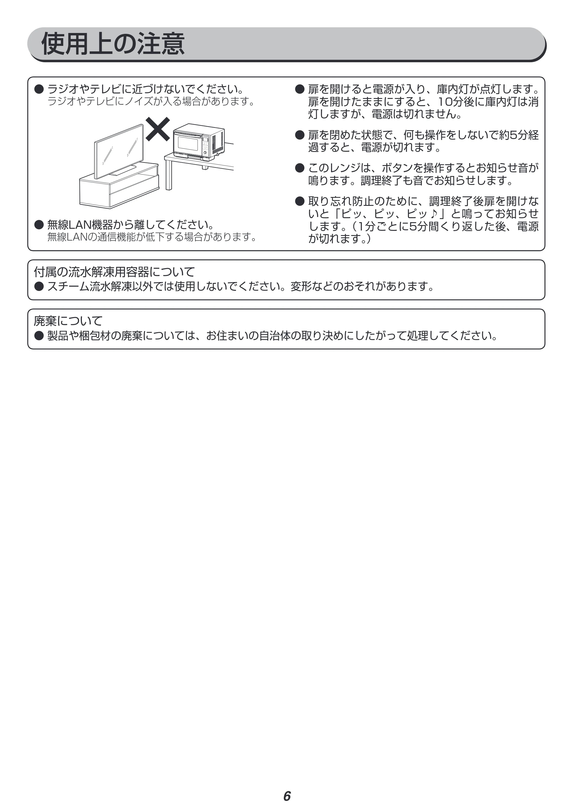 アイリスオーヤマ MS-YS3 取扱説明書 — 原本ページ — 6ページ