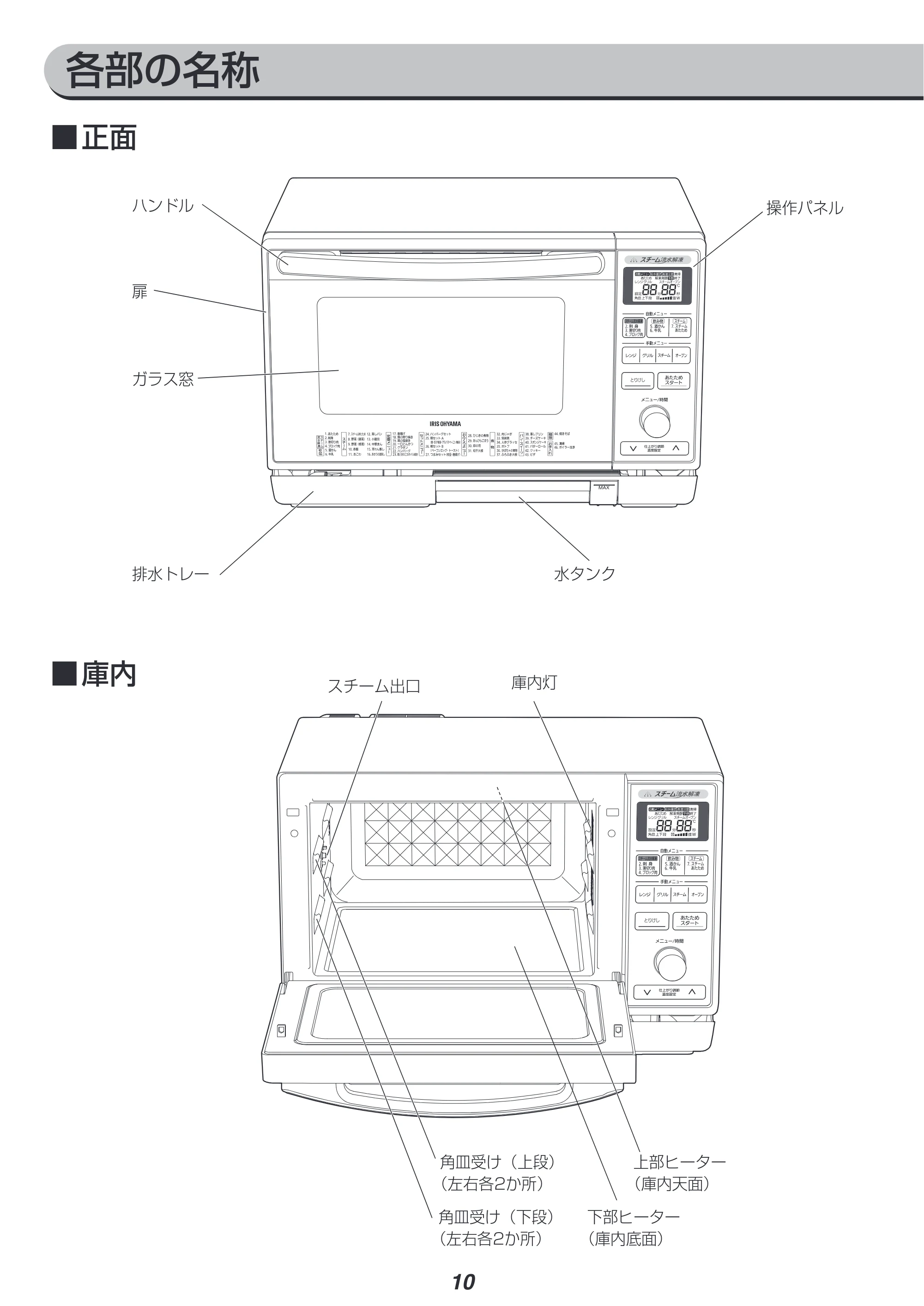 アイリスオーヤマ MS-YS3 取扱説明書 — 原本ページ — 10ページ