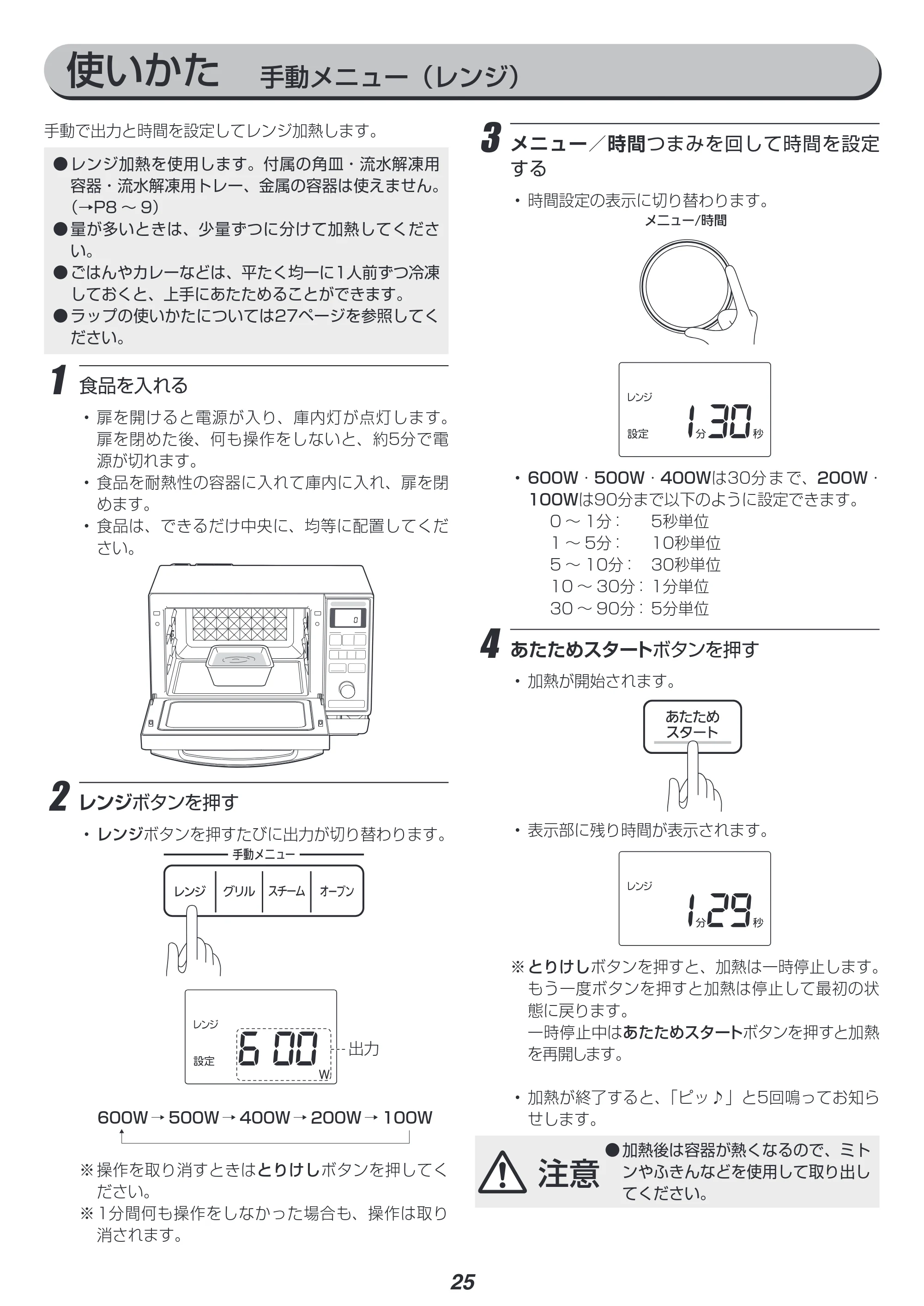アイリスオーヤマ MS-YS3 取扱説明書 — 原本ページ — 25ページ