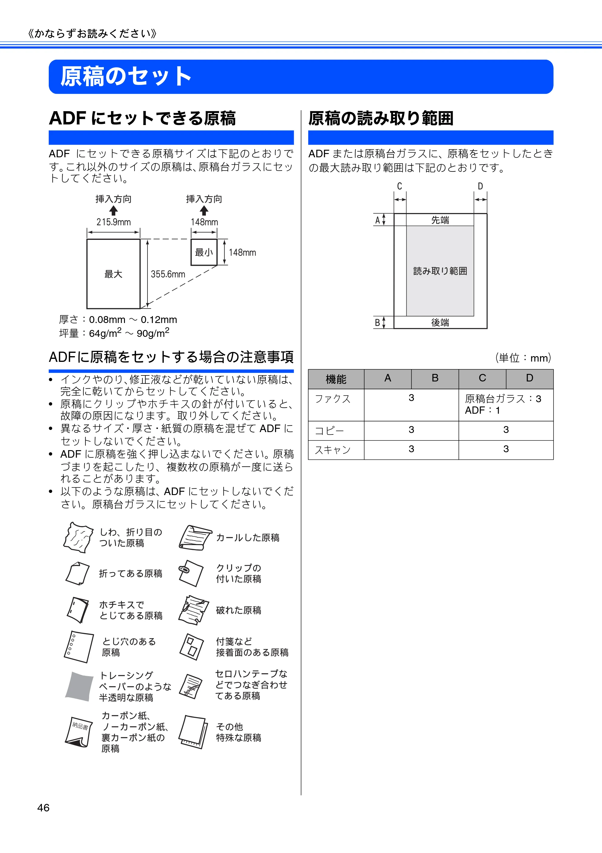 ブラザー MFC-J5910CDW ユーザーズガイド ~基本編~ — 原稿のセット — 原本ページ — 48ページ