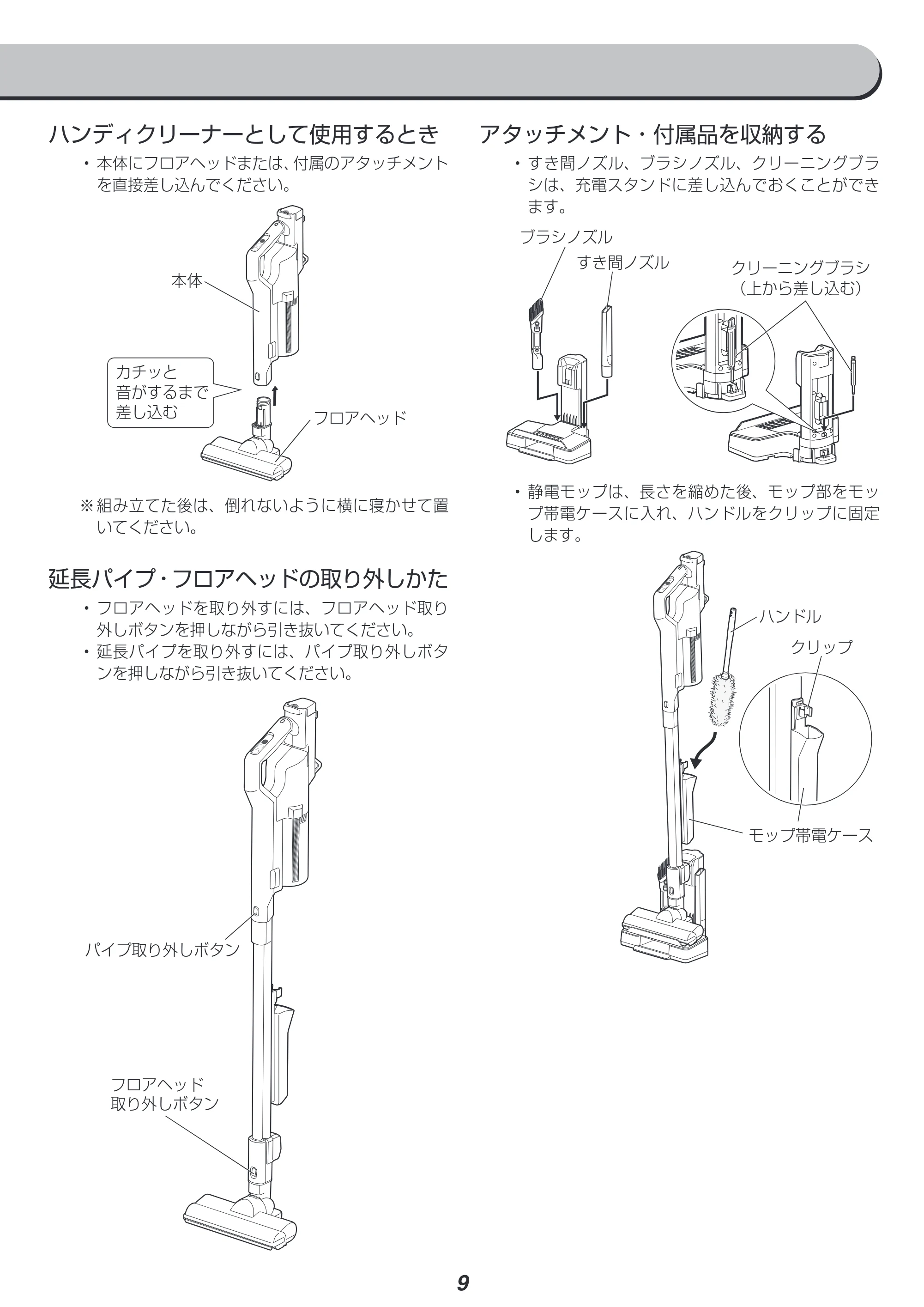 アイリスオーヤマ SCD-121P-CW 取扱説明書 — 原本ページ — 9ページ
