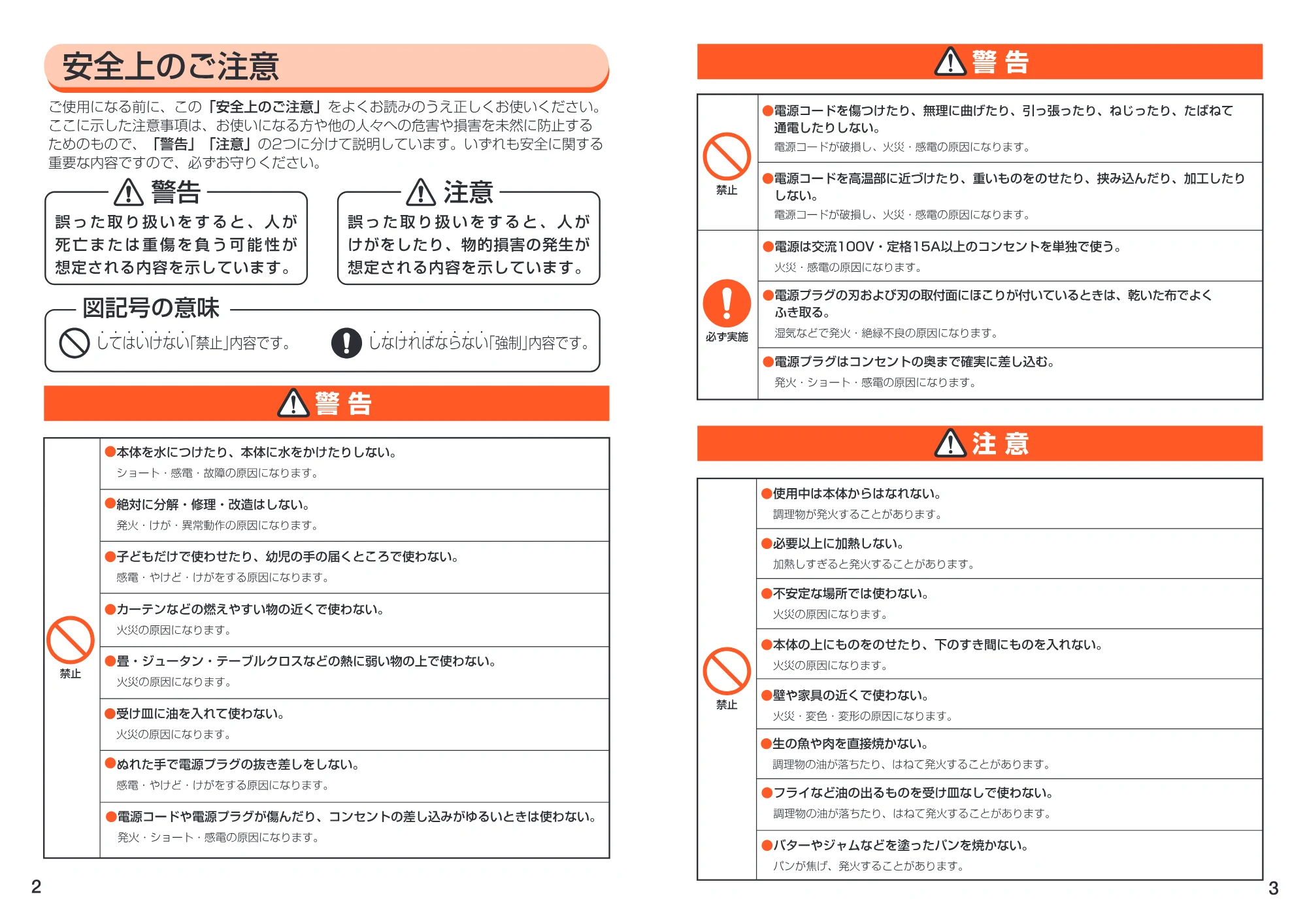 アイリスオーヤマ OTK-850 取扱説明書 — 原本ページ — 2ページ