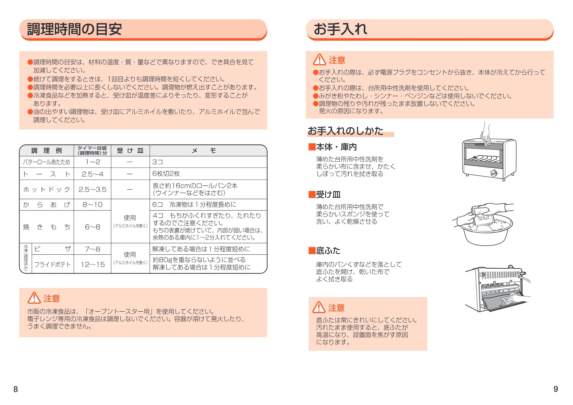 アイリスオーヤマ OTK-850 取扱説明書 — 原本ページ — 5ページ