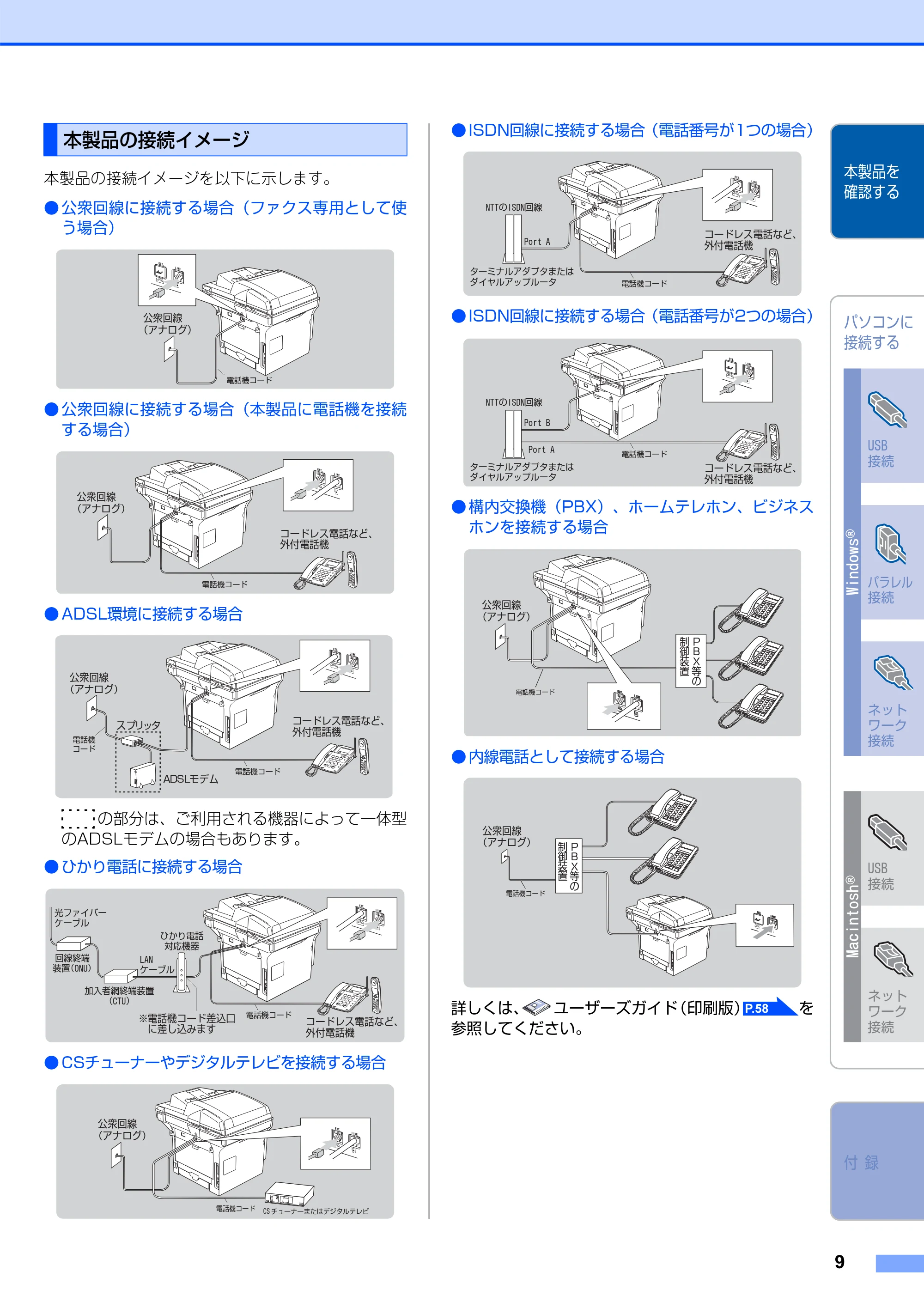 ブラザー MFC-8660DN かんたん設置ガイド — 原本ページ — 10ページ