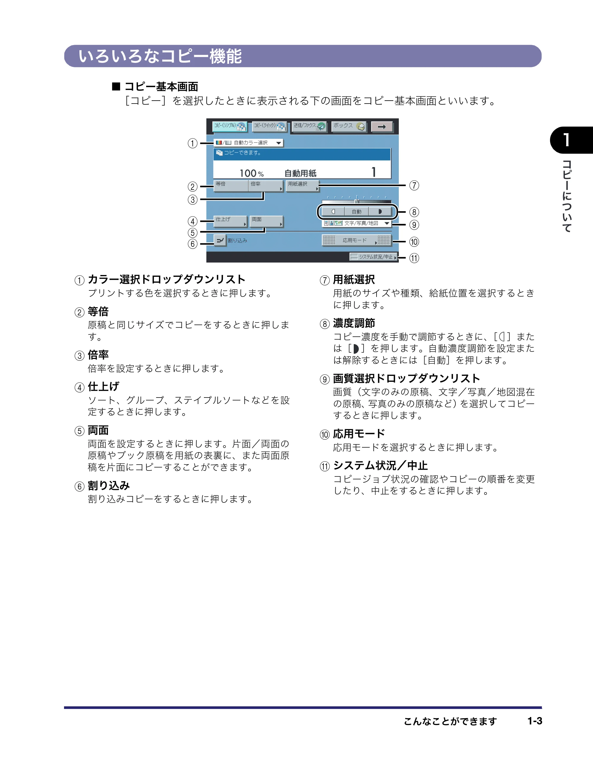 キヤノン iR C2550F コピー／ボックスガイド （PDF形式／15.77Mバイト） — いろいろなコピー機能 — 原本ページ — 21ページ