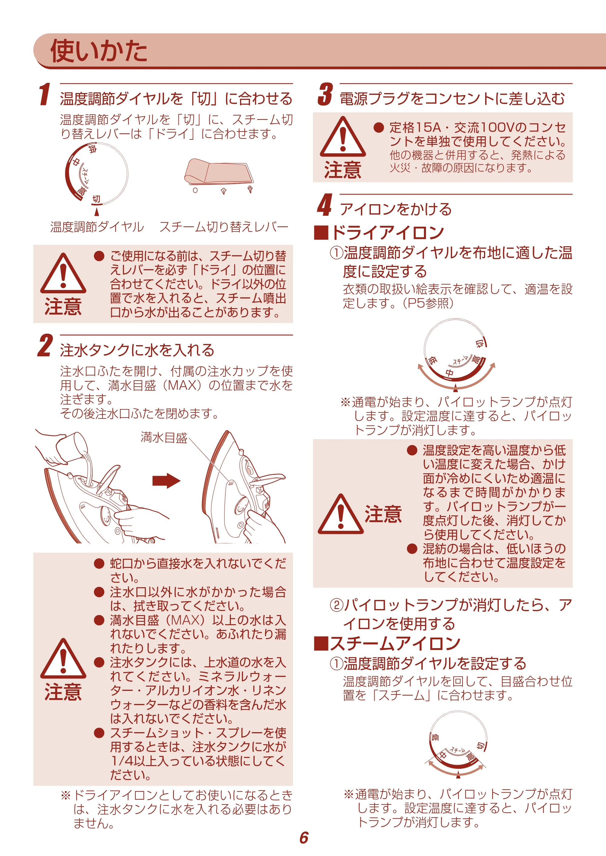 アイリスオーヤマ IRN-21C 取扱説明書 — 原本ページ — 6ページ