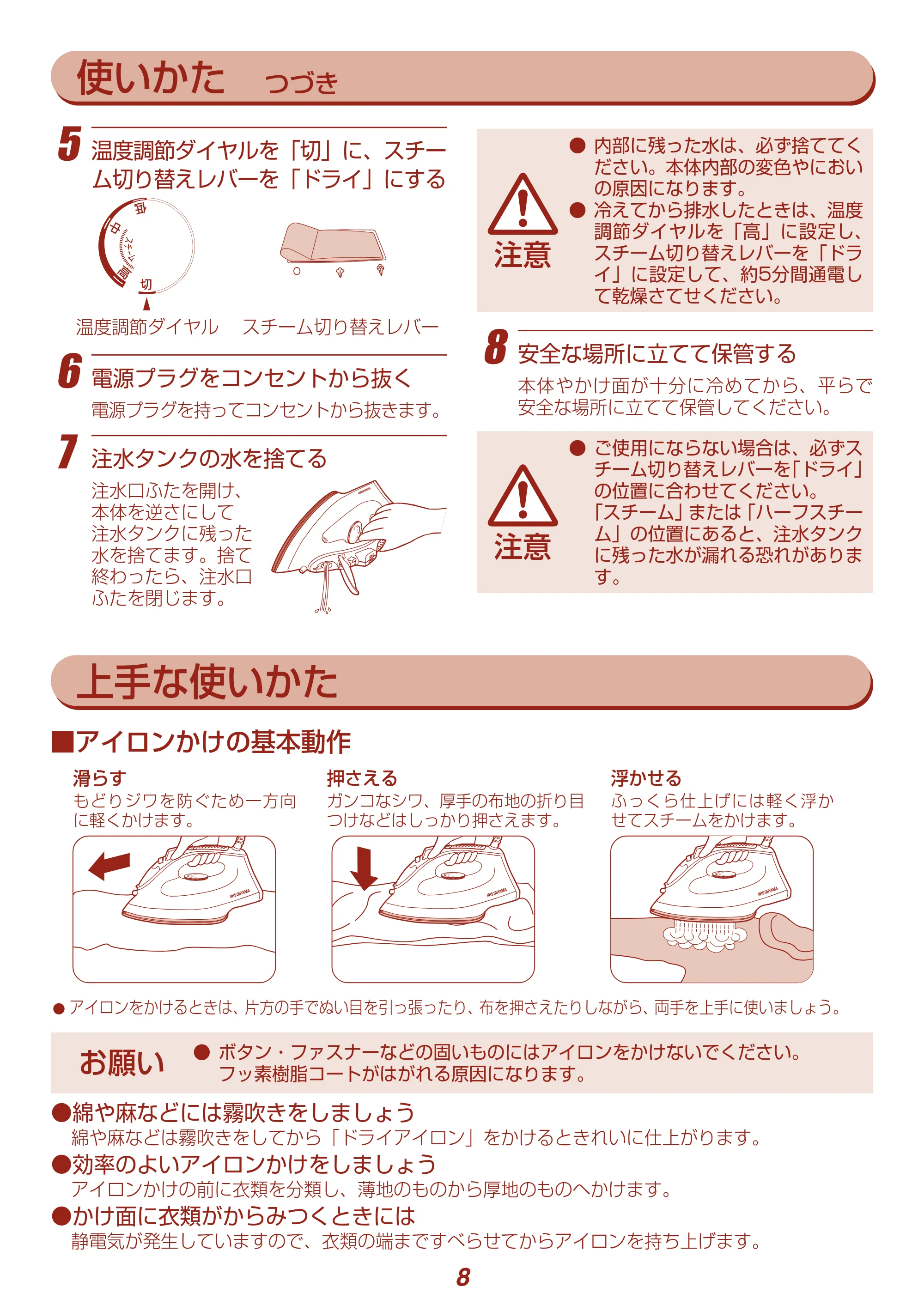 アイリスオーヤマ IRN-21C 取扱説明書 — 原本ページ — 8ページ
