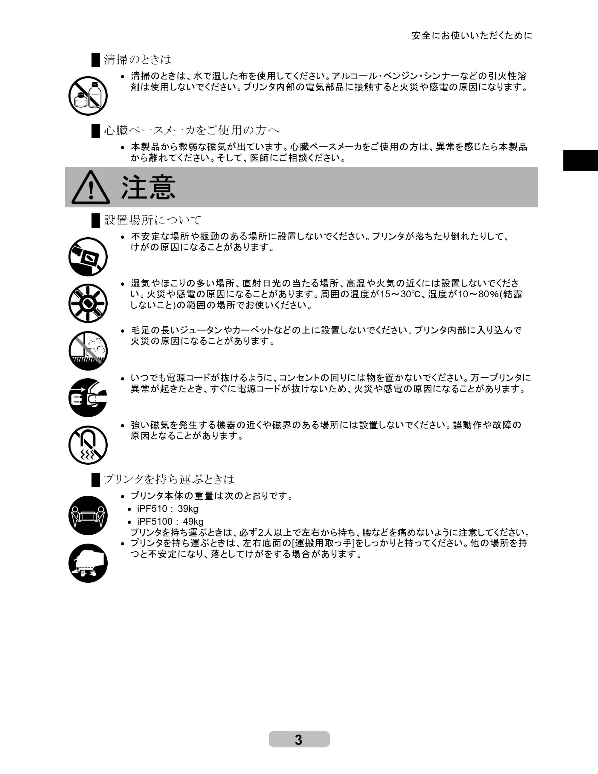 キヤノン iPF510/5100 リファレンスガイド （PDF形式／5.26Mバイト） — 原本ページ — 3ページ