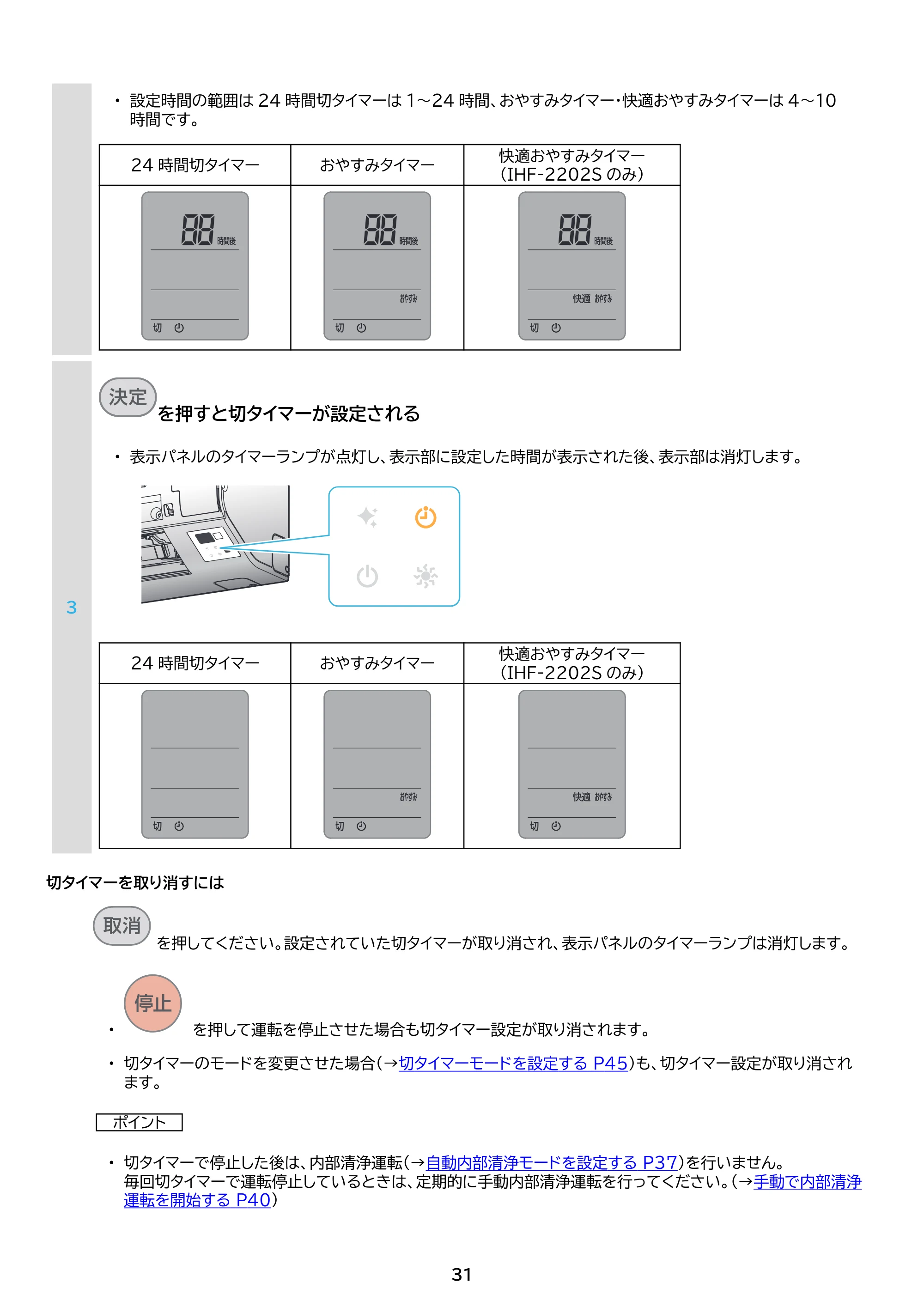 アイリスオーヤマ IHF-2202S 取扱説明書 — 原本ページ — 31ページ