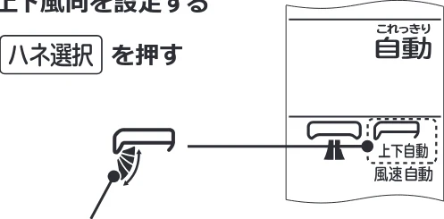 日立 RAS-XK2527S / RAS-XK2827D / RAS-XK4027D 取扱説明書 — 上下風向 — 図版 35-1 — 35ページ
