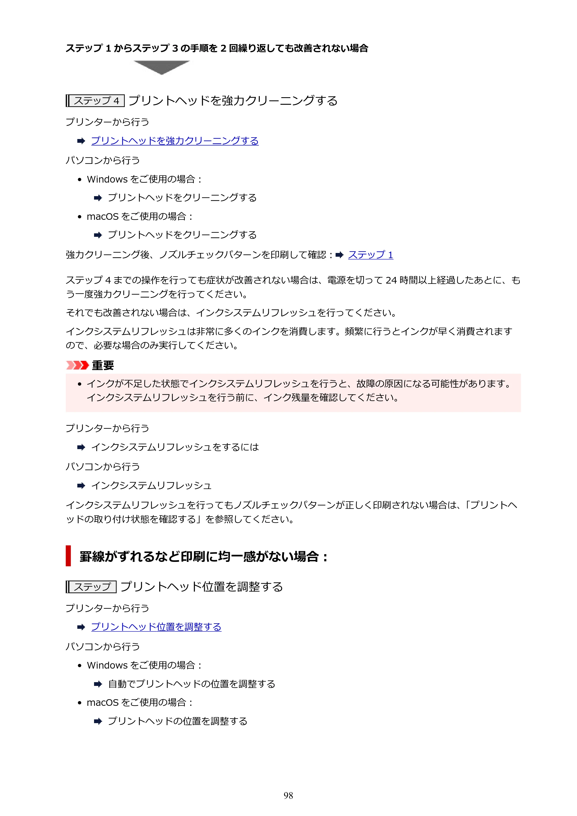 キヤノン G3360 オンラインマニュアル PDF版（Windows版） — 原本ページ — 98ページ