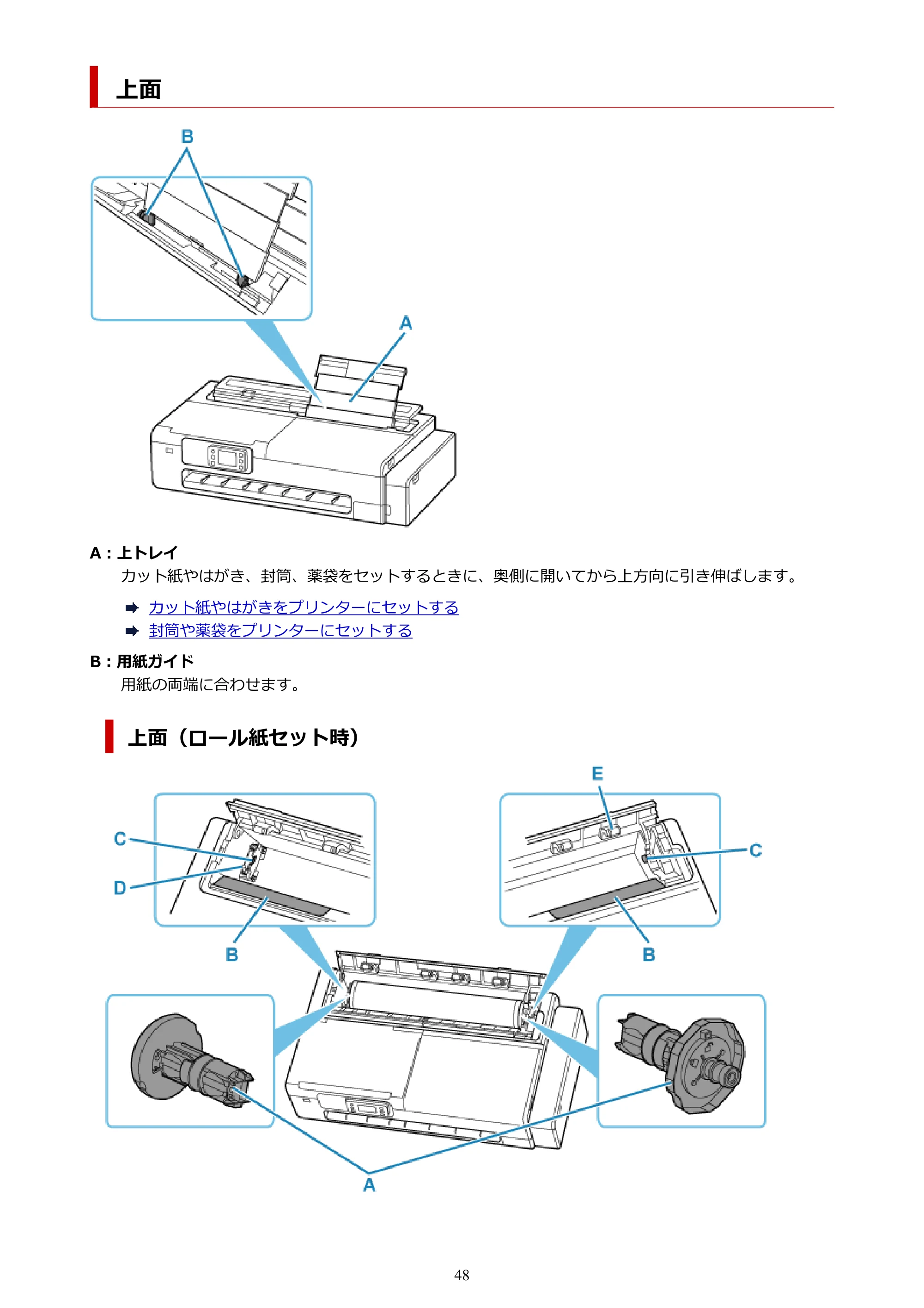 キヤノン TC-21・TC-21M TC-21 （PDF） オンラインマニュアル 取扱説明書 （Windows） 2026年1月15日更新（PDF：6.76 MB） — 上面 — 原本ページ — 48ページ