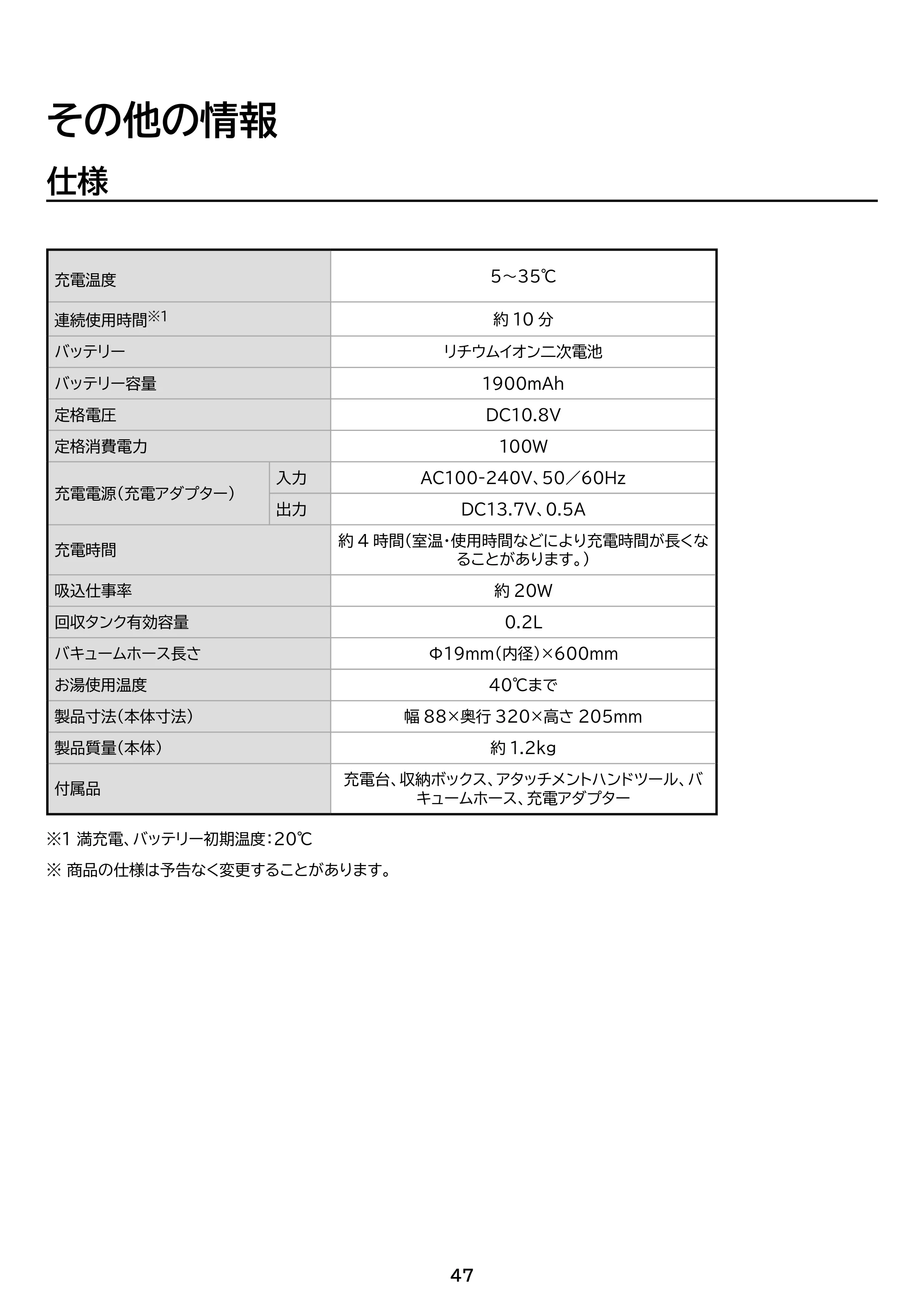 アイリスオーヤマ RNSK-B200D 取扱説明書 — 原本ページ — 47ページ